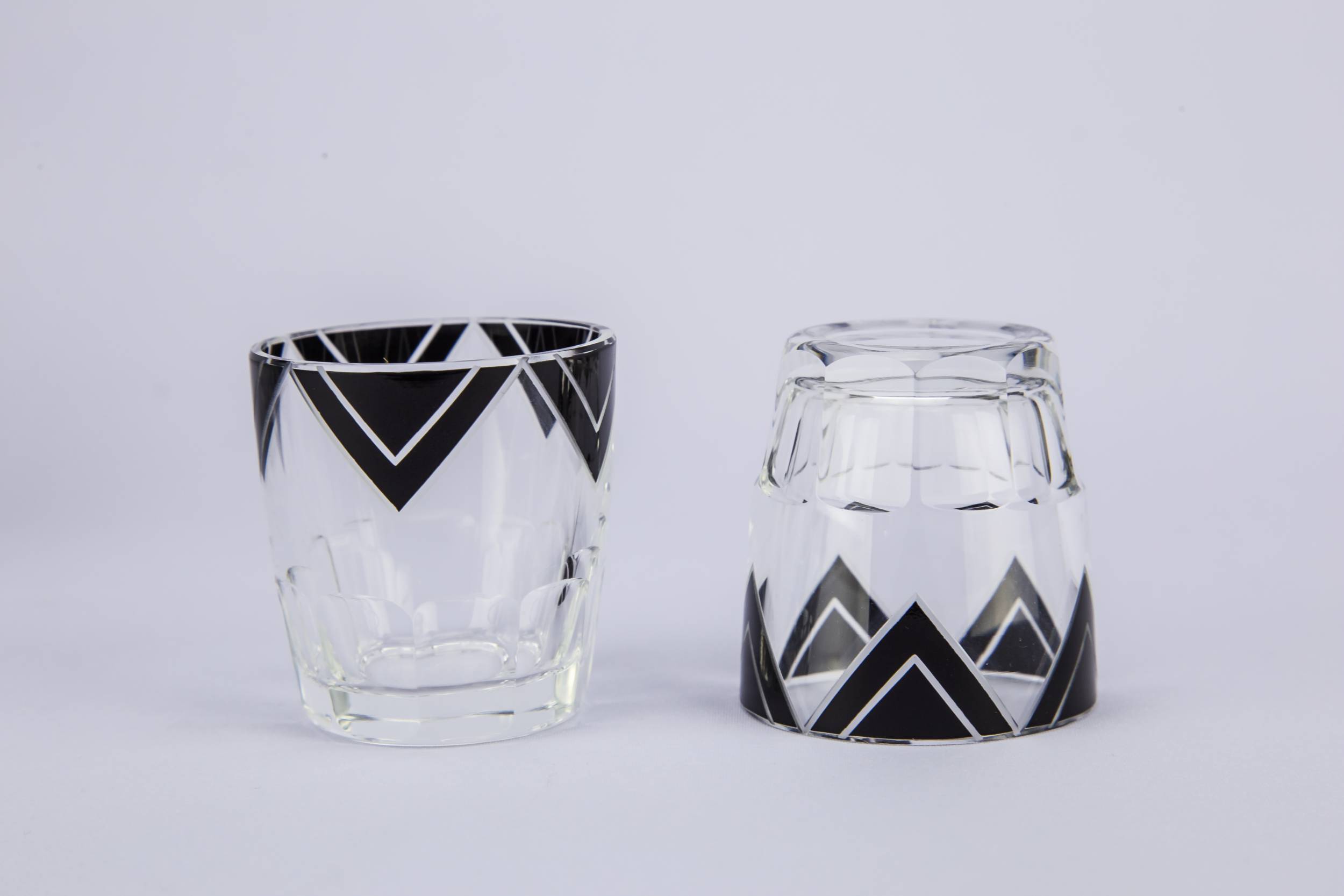 Decanter 6 Glasses — Art Deco decanter set 2