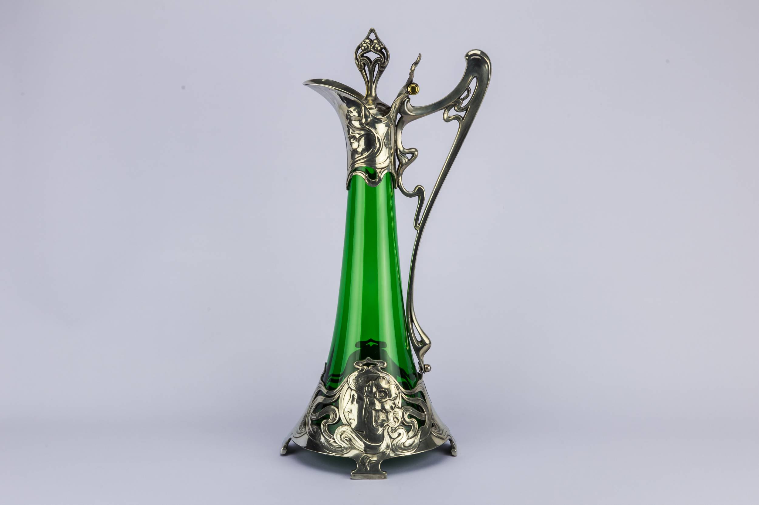 WMF Blown Glass — Art Nouveau wine carafe