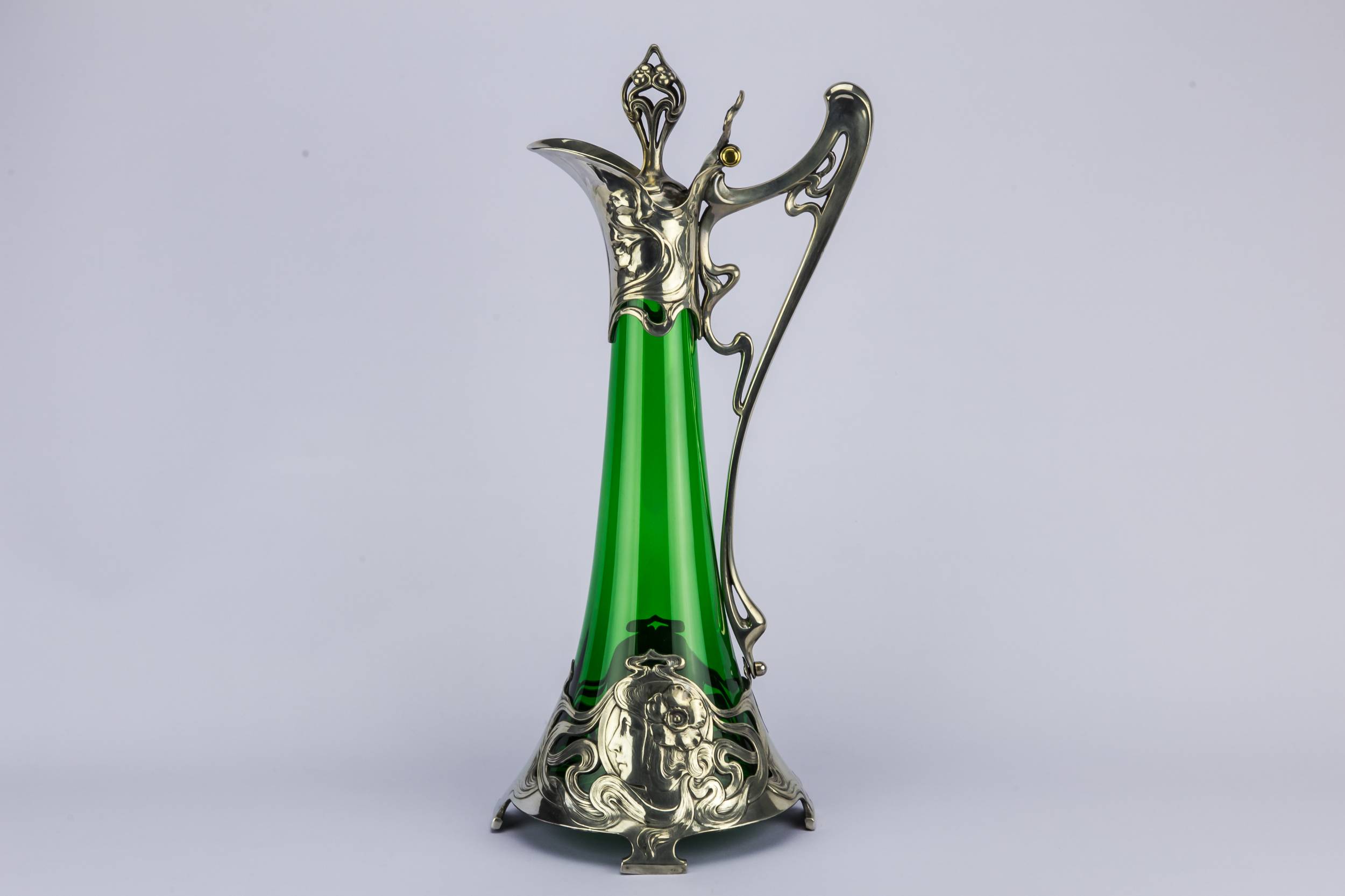WMF Blown Glass — Art Nouveau wine carafe 16