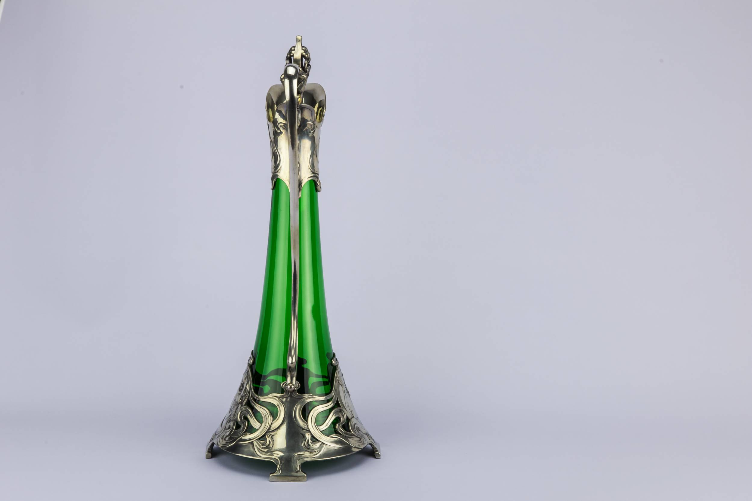 WMF Blown Glass — Art Nouveau wine carafe 3