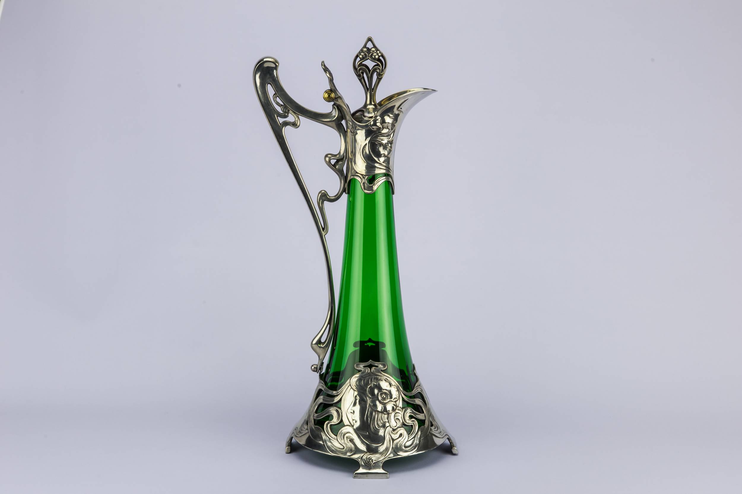 WMF Blown Glass — Art Nouveau wine carafe 5