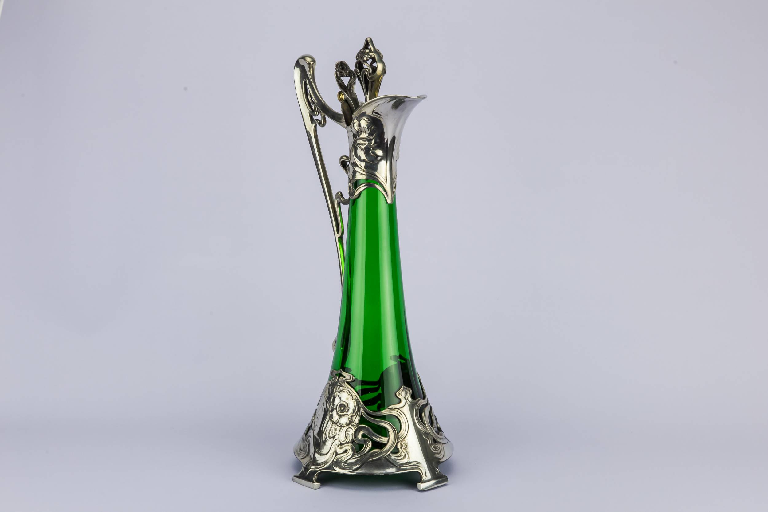 WMF Blown Glass — Art Nouveau wine carafe 6