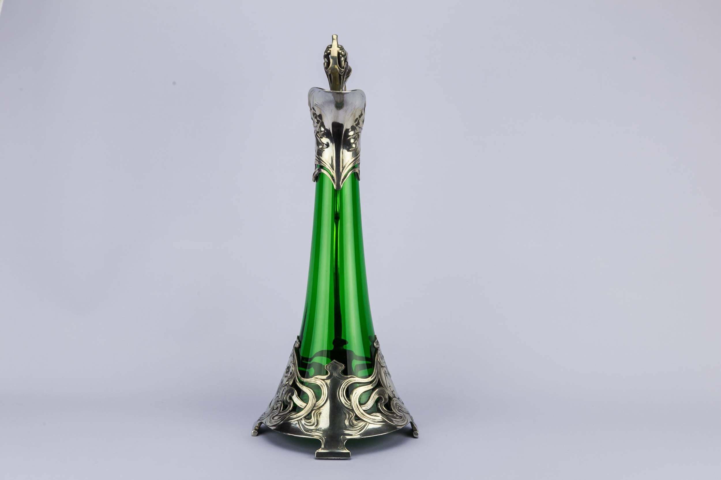 WMF Blown Glass — Art Nouveau wine carafe 7