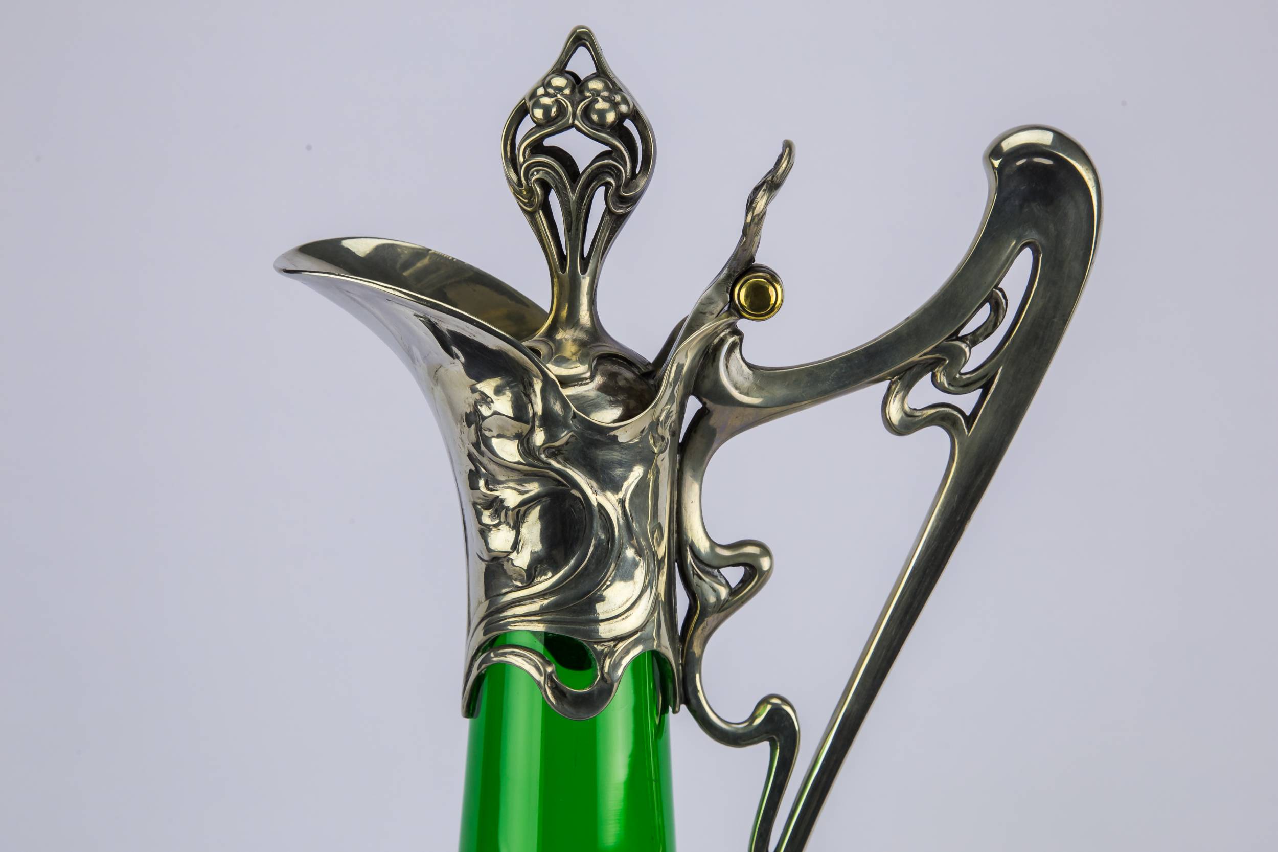 WMF Blown Glass — Art Nouveau wine carafe 8