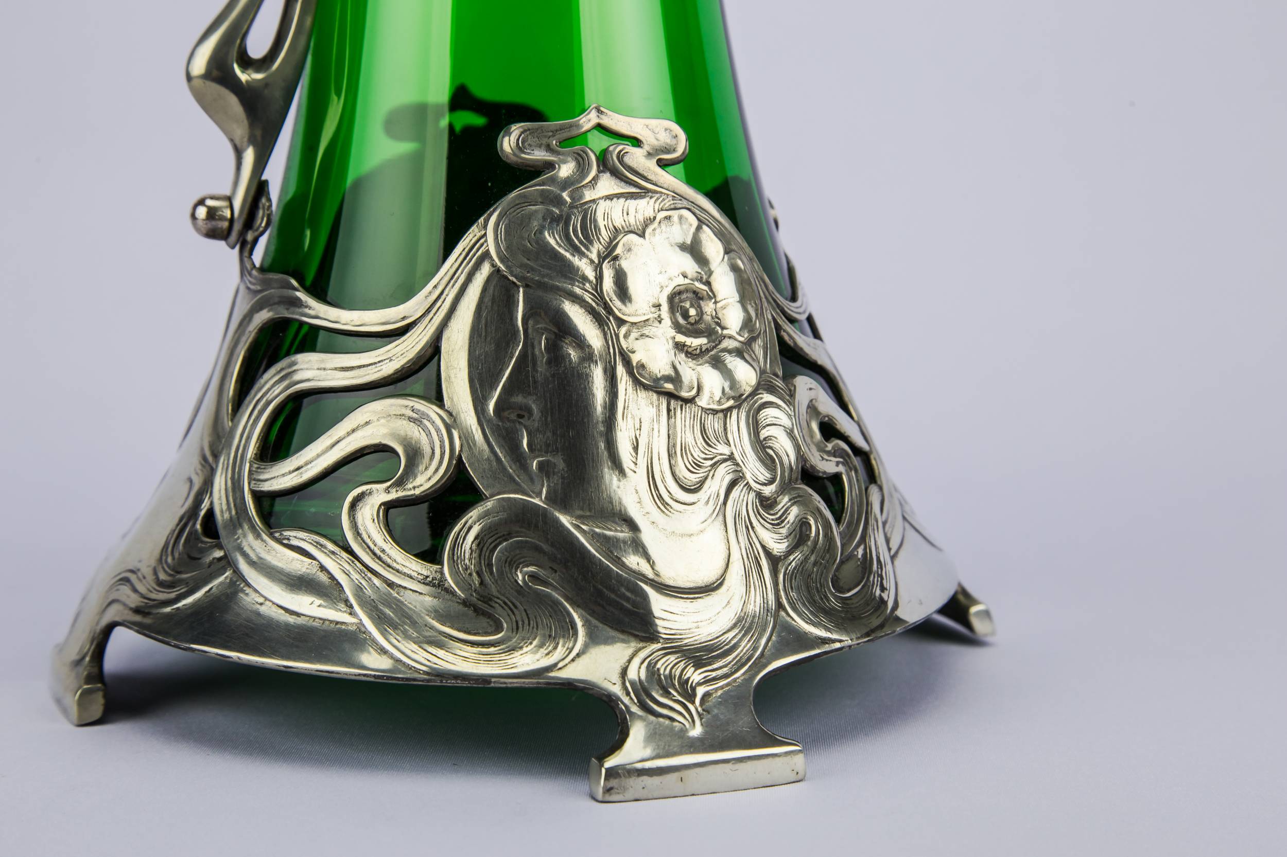 WMF Blown Glass — Art Nouveau wine carafe 1