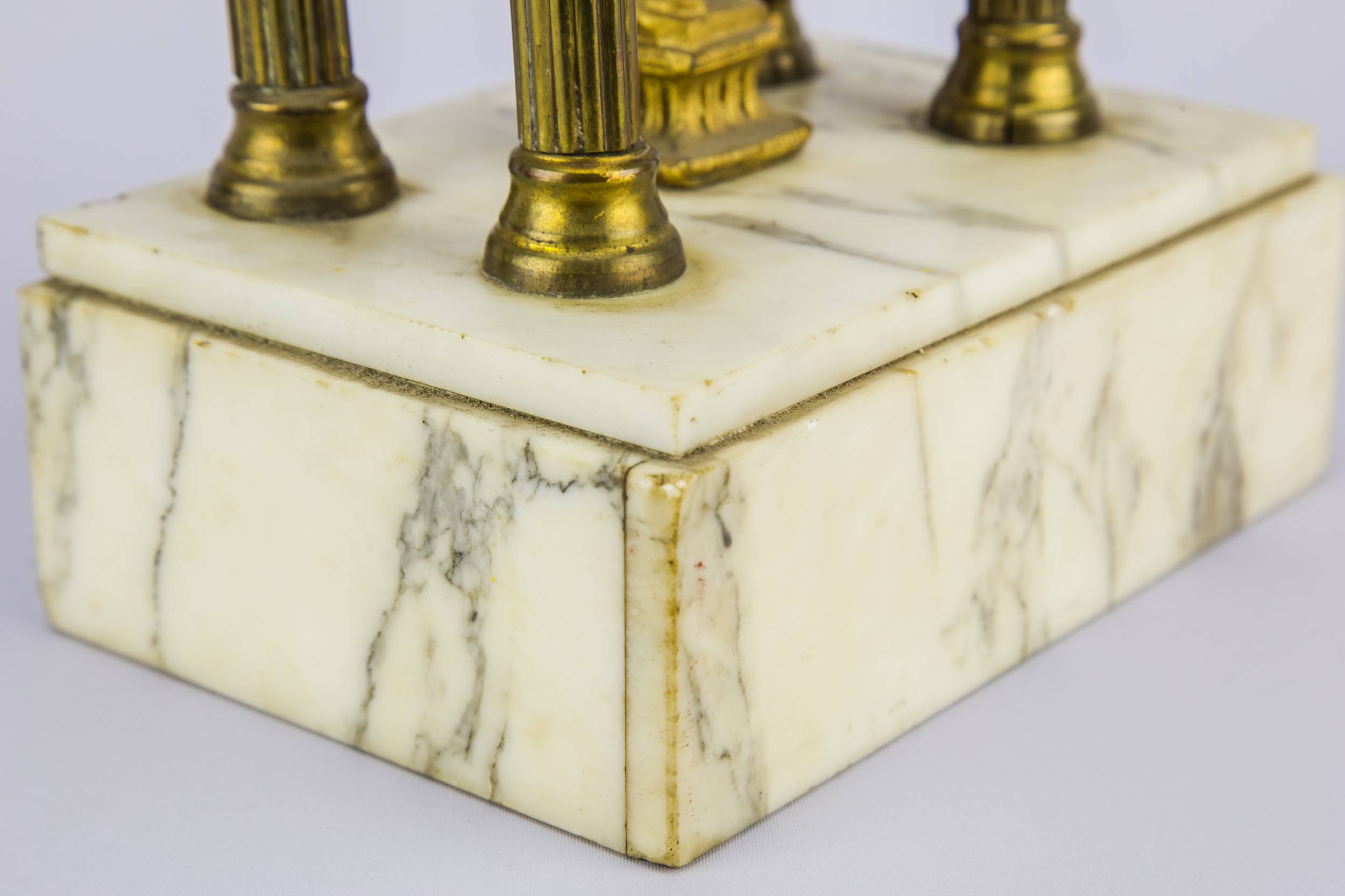 Neo-classical Marble Gallic — Gallic soldier obelisk 6