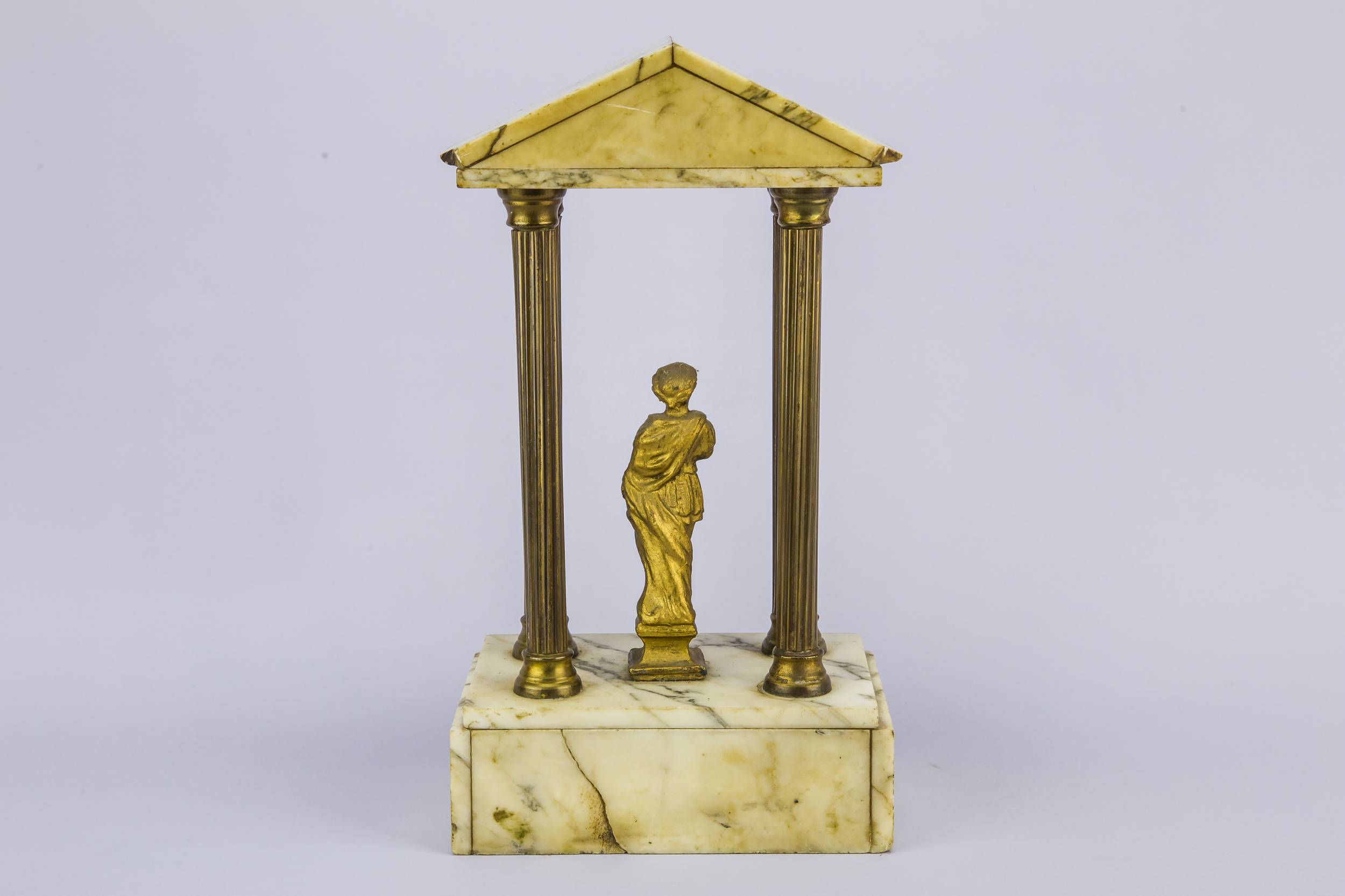 Neo-classical Marble Roman — Roman soldier obelisk 3