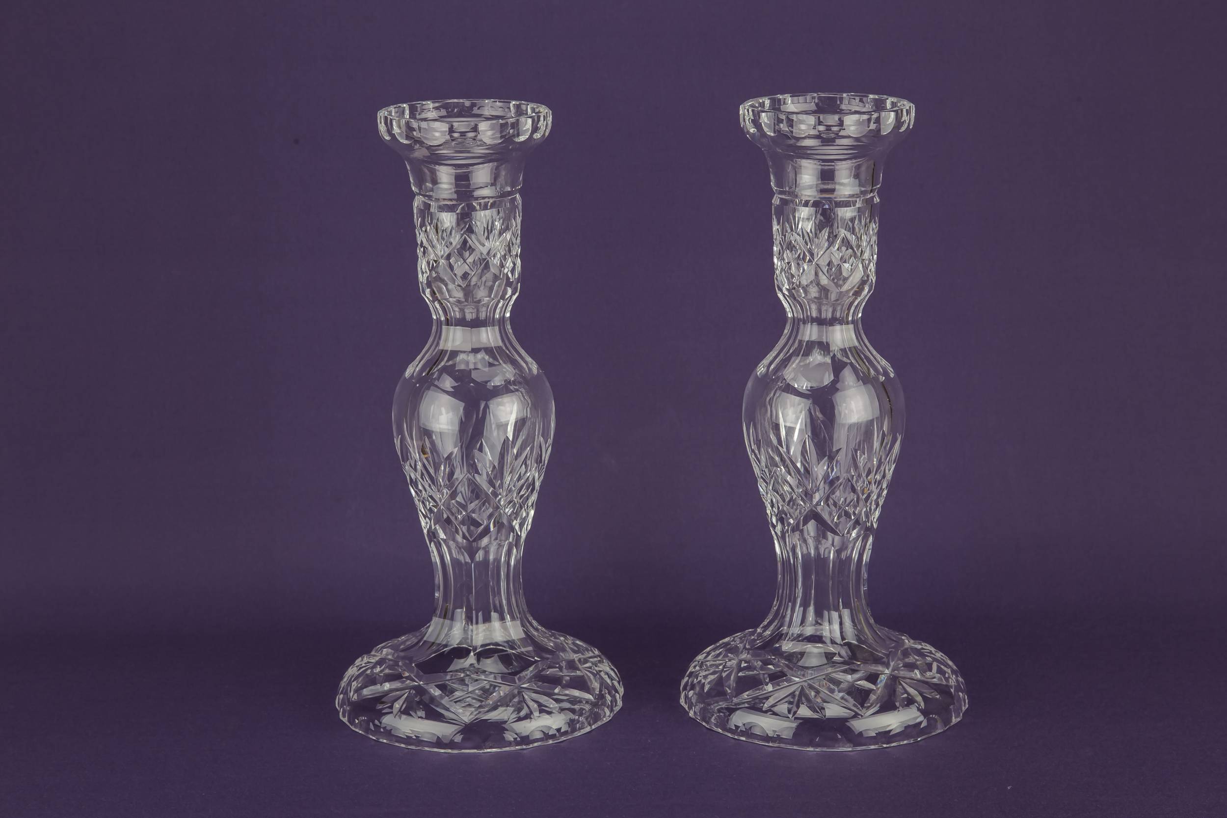 Retro Vintage Waterford — 2 Waterford candlesticks