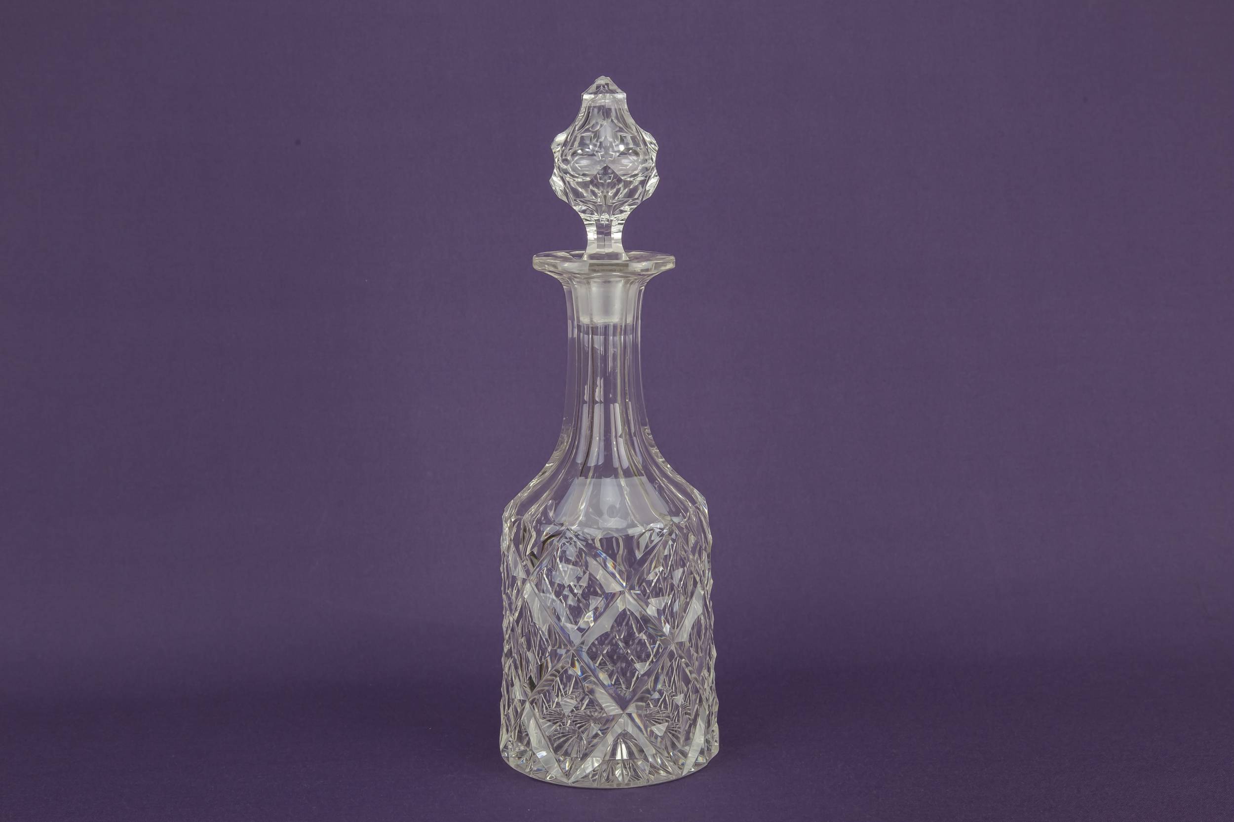 Cut Glass Traditional — Dessert wine glass decanter
