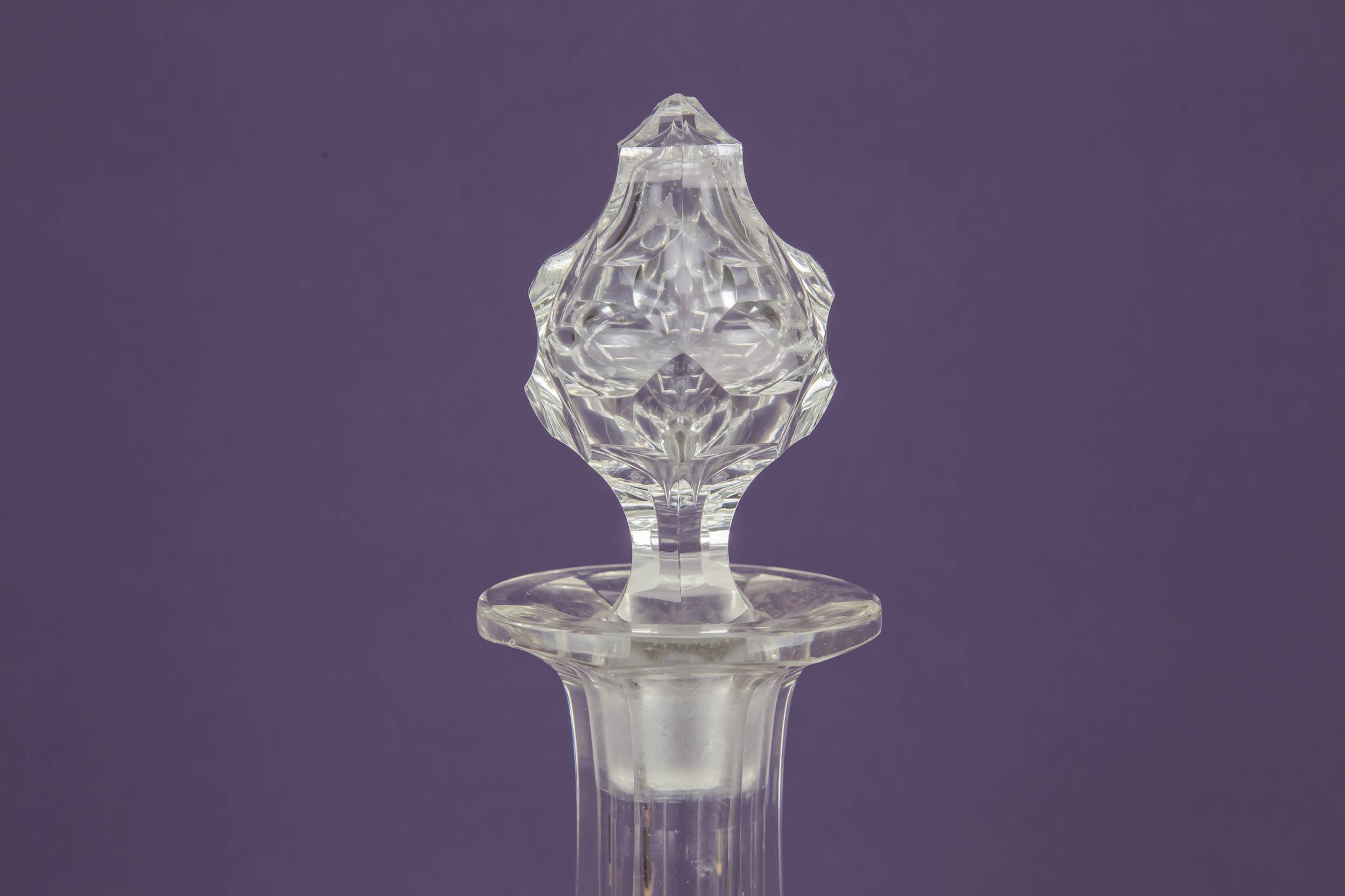 Cut Glass Traditional — Dessert wine glass decanter 2