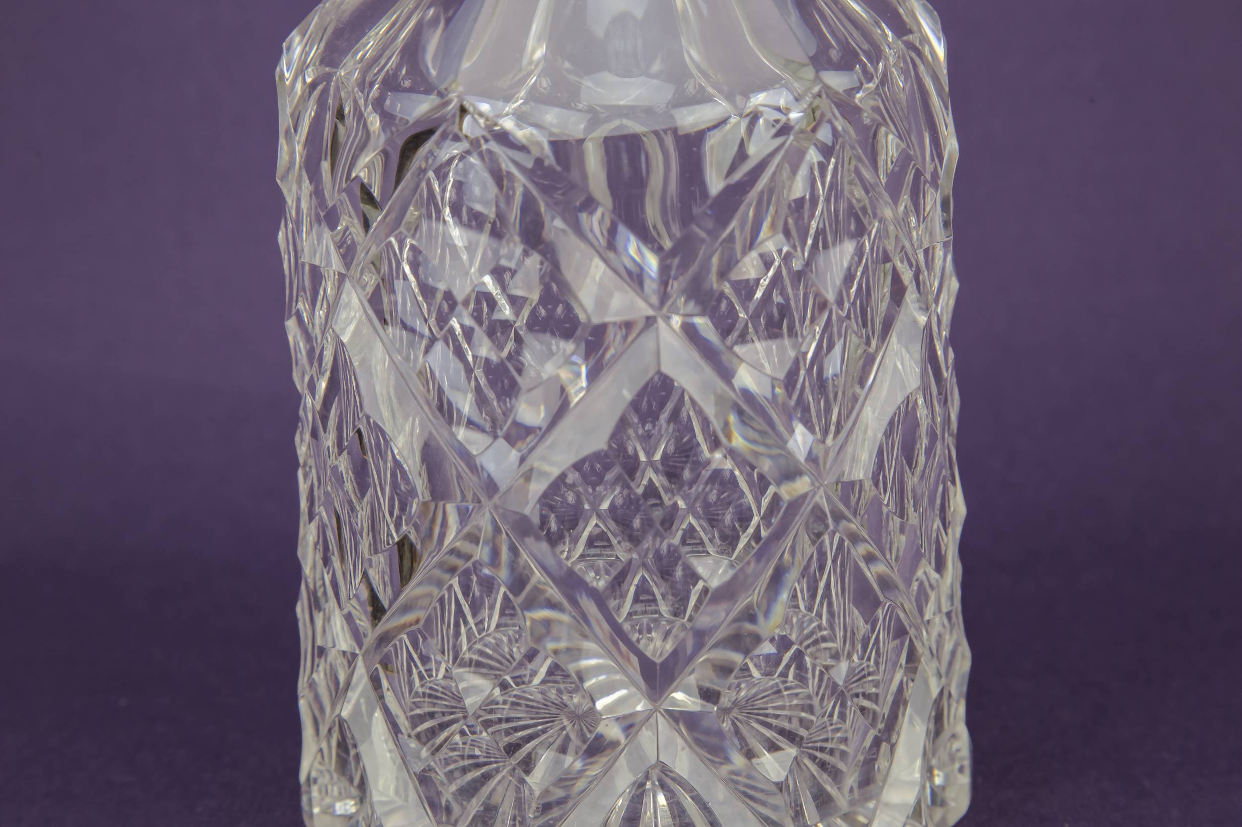 Cut Glass Traditional — Dessert wine glass decanter 3