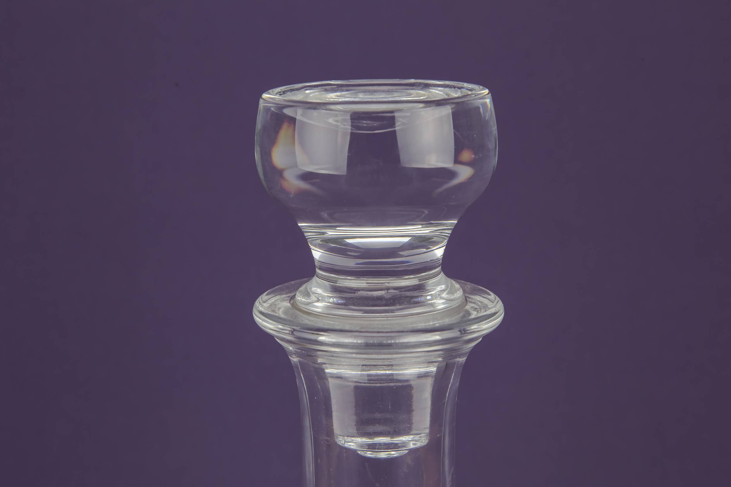 Moulded Glass Vintage — Moulded glass decanter 1
