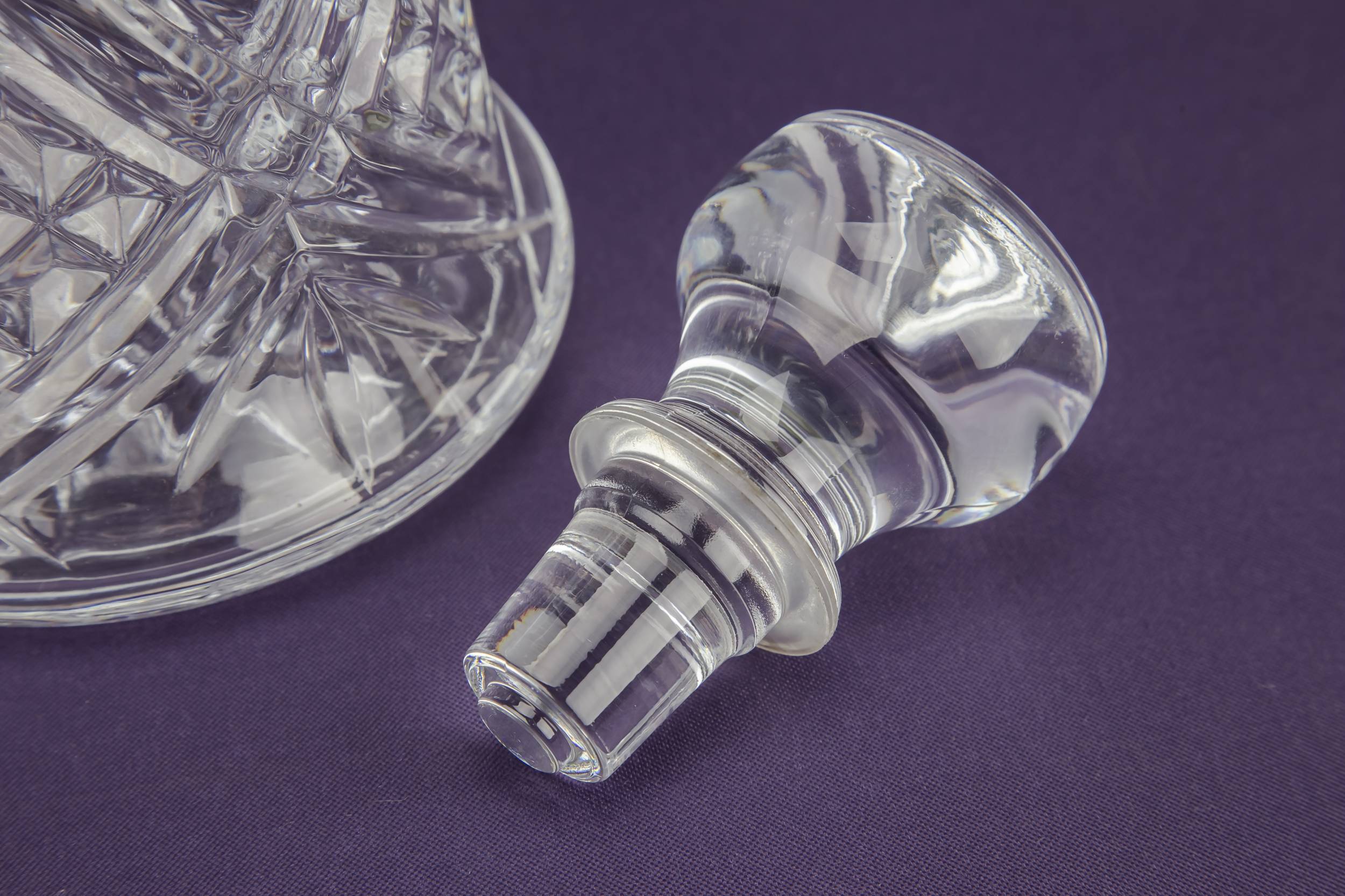 Moulded Glass Vintage — Moulded glass decanter 2