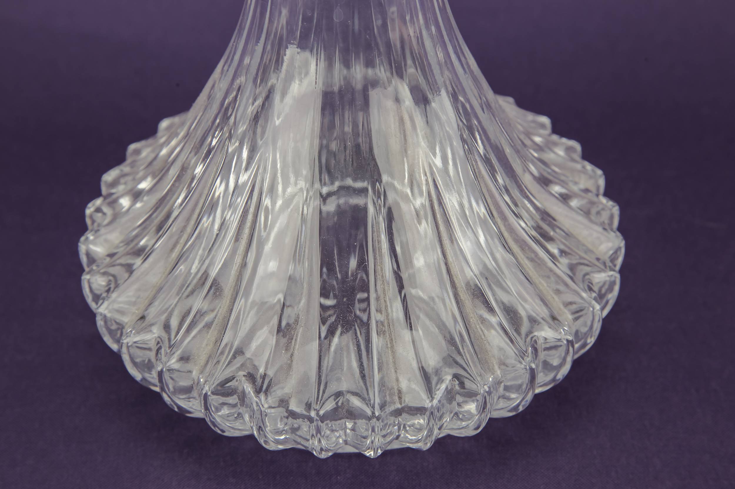 Vintage Moulded Glass — Moulded glass decanter 1