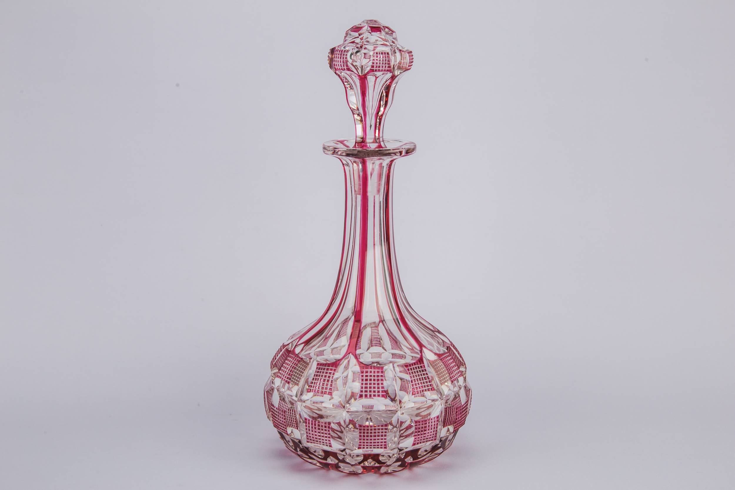Antique Cut Glass — Cut glass port decanter