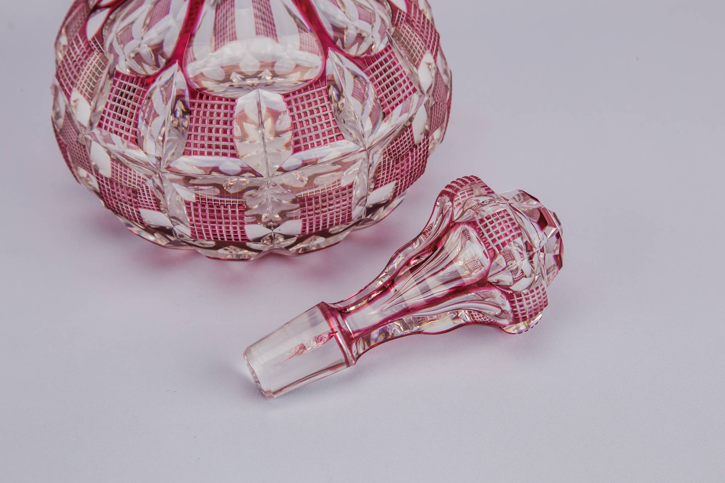 Antique Cut Glass — Cut glass port decanter 2