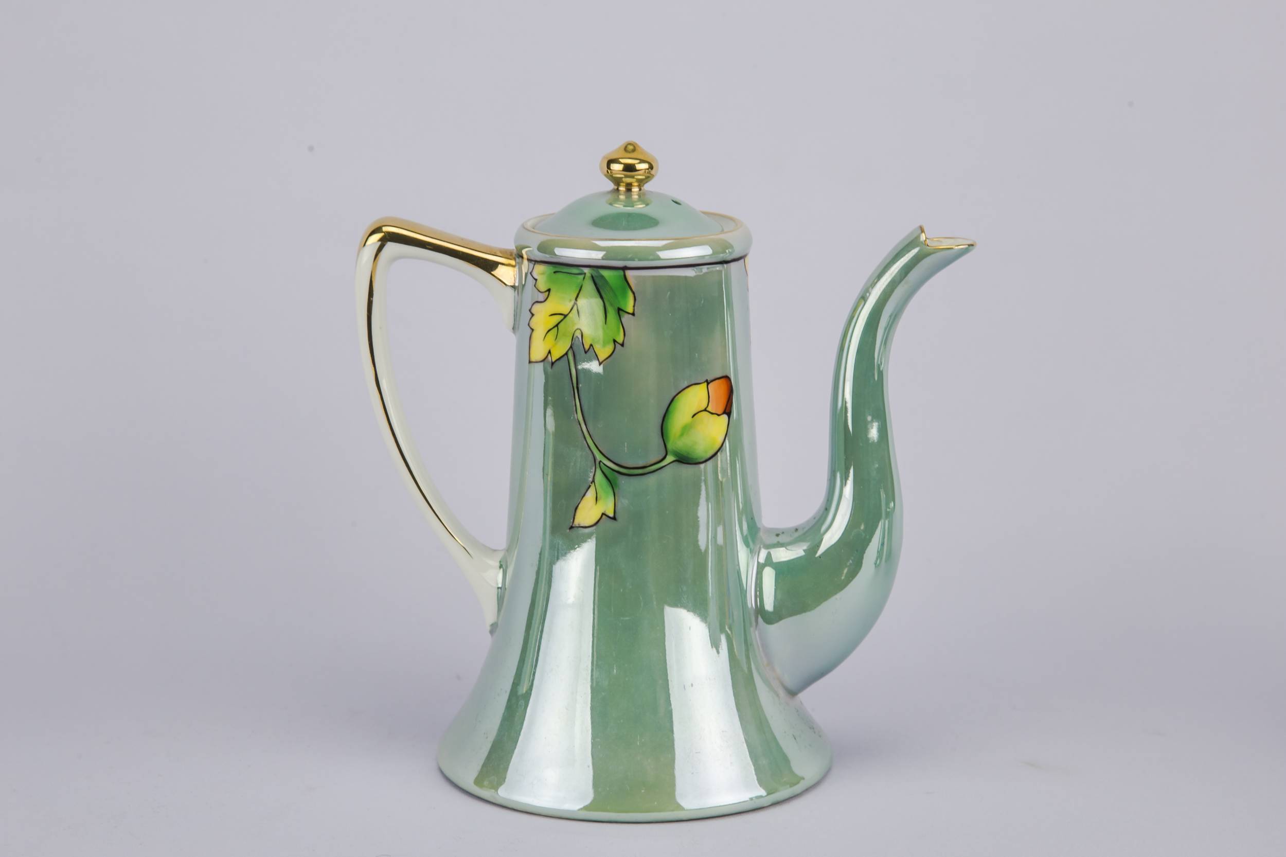 Persons Flamboyant Art — Noritake coffee set for 6 3