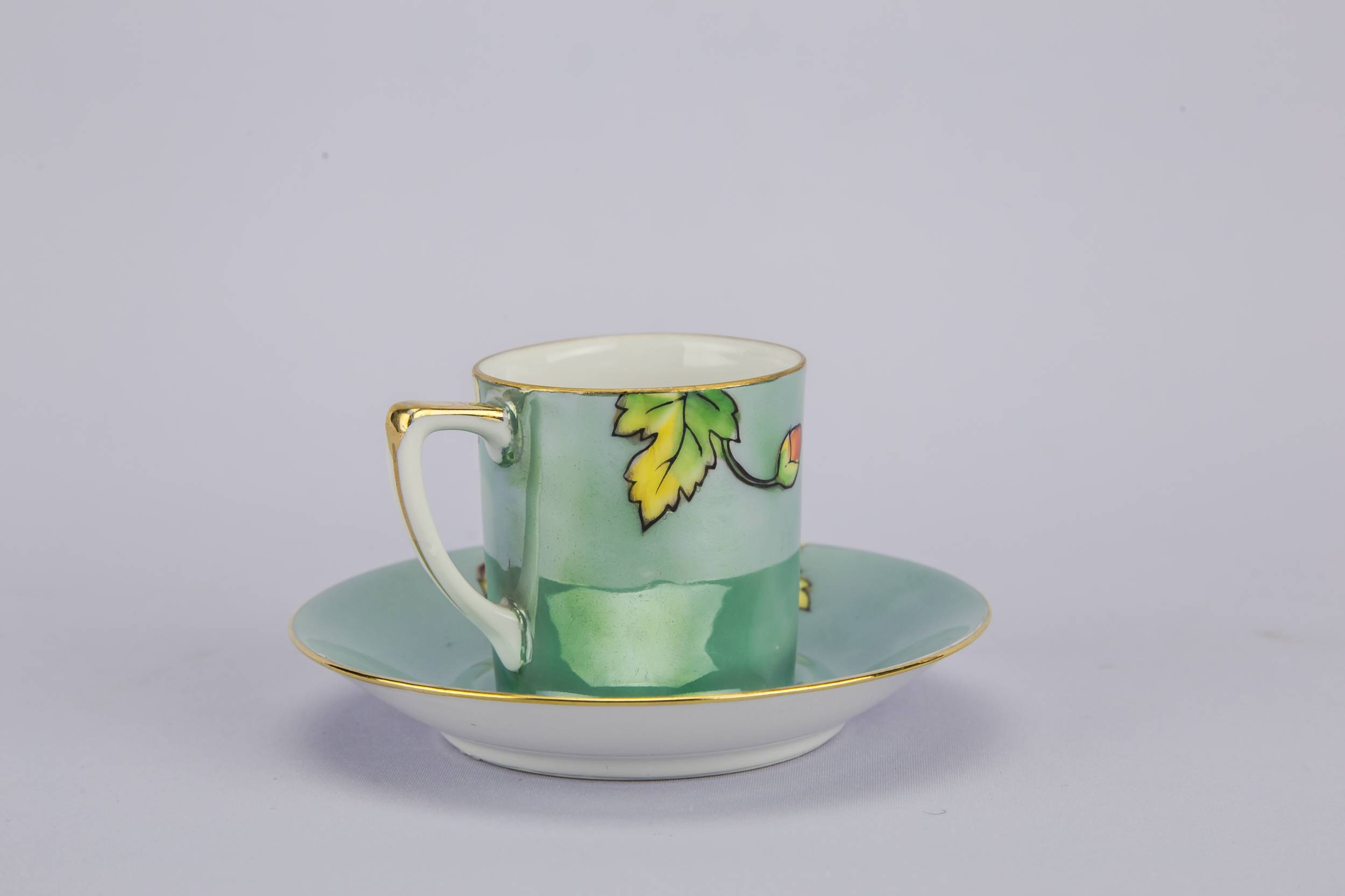 Persons Flamboyant Art — Noritake coffee set for 6 6