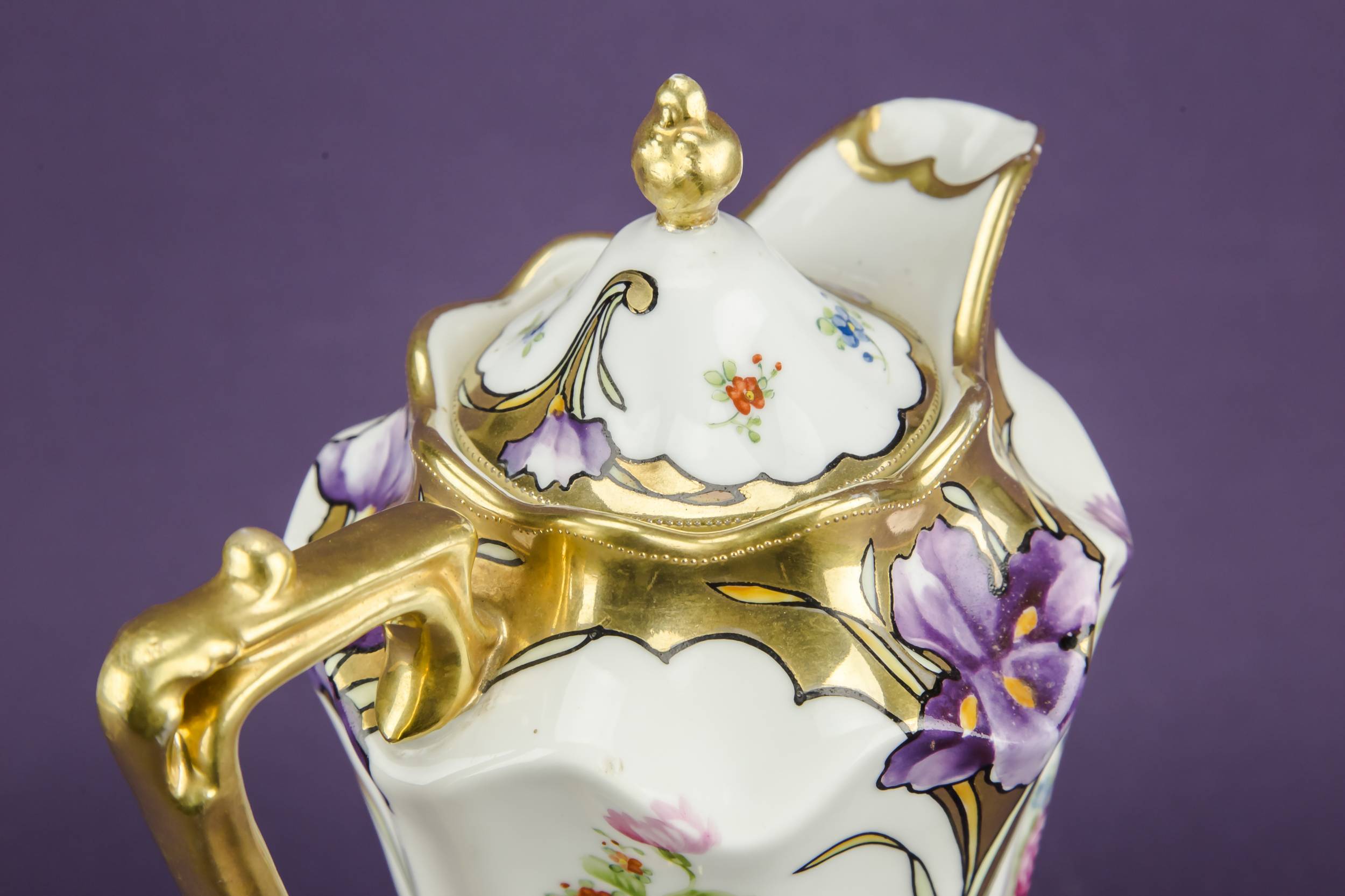 Persons Art Nouveau — Art Nouveau coffee set for 6 7