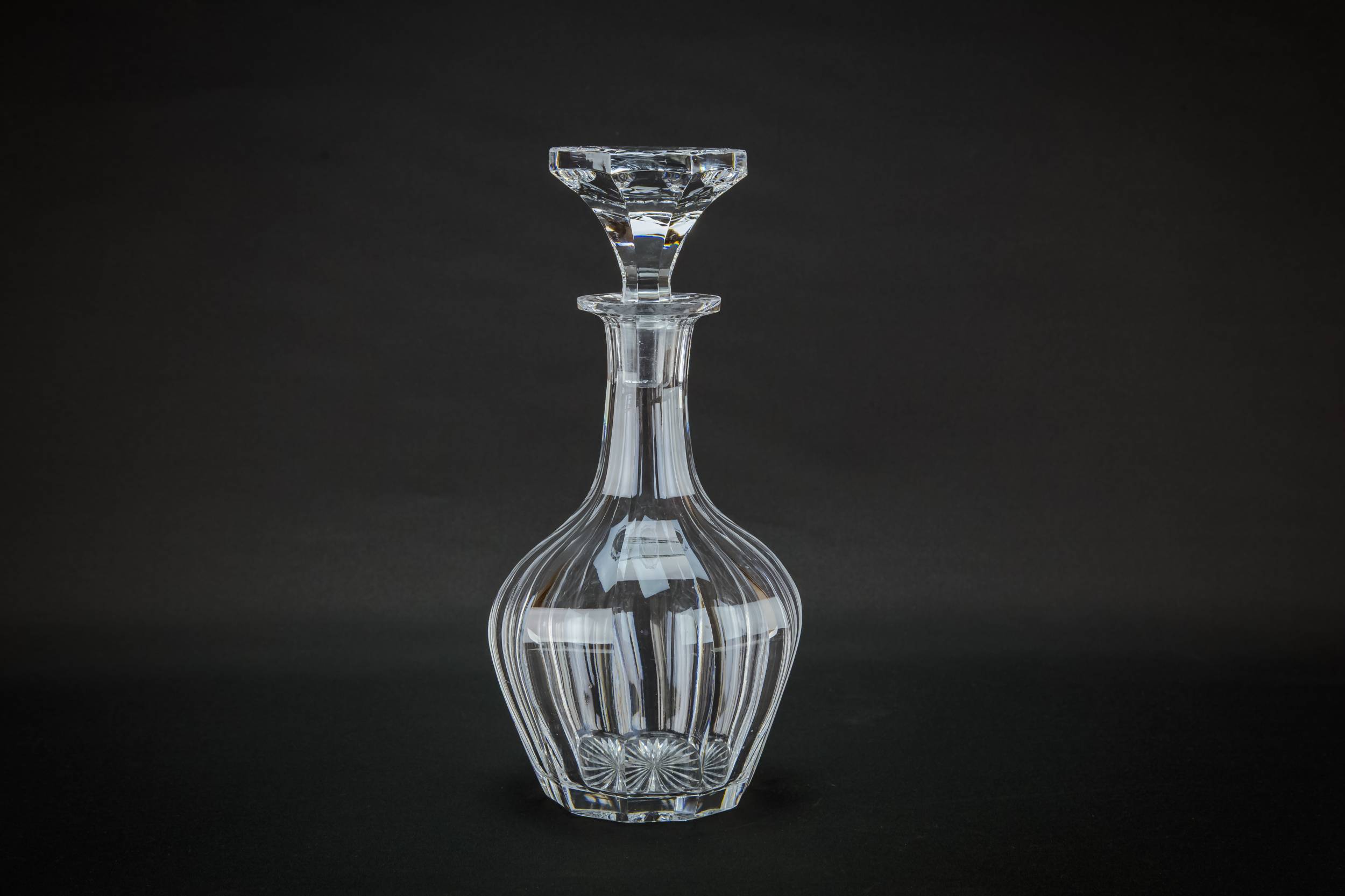 Vintage Modernist Sherry — Cut glass sherry decanter