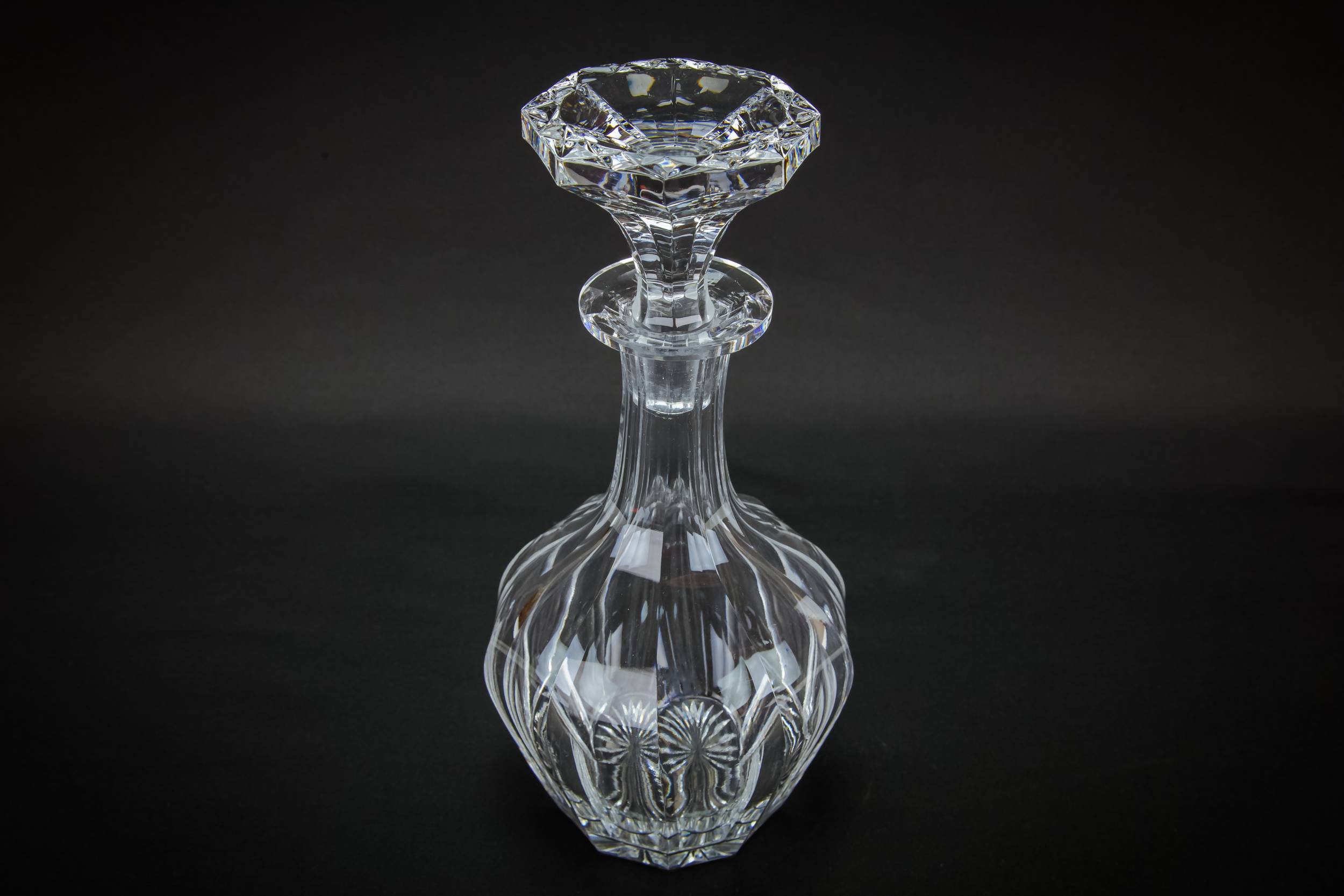 Vintage Modernist Sherry — Cut glass sherry decanter 2