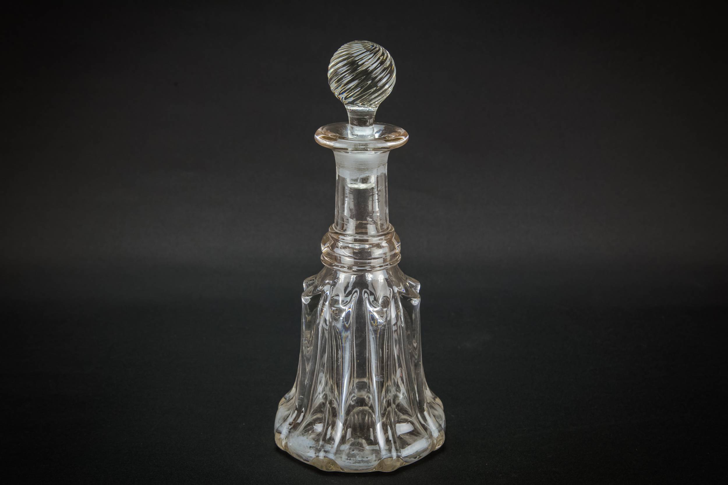 High Victorian Blown — Blown glass decanter