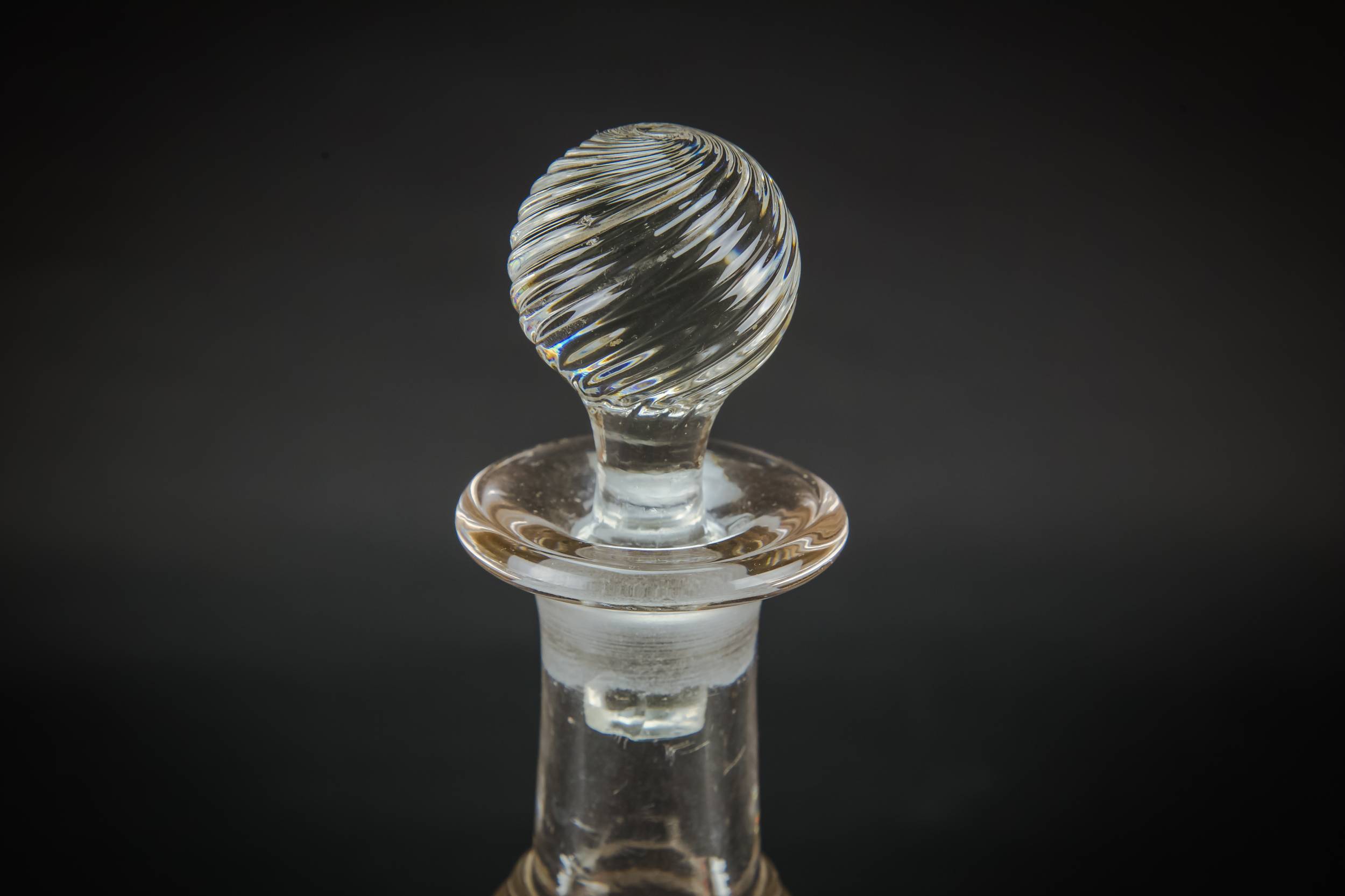 High Victorian Blown — Blown glass decanter 2