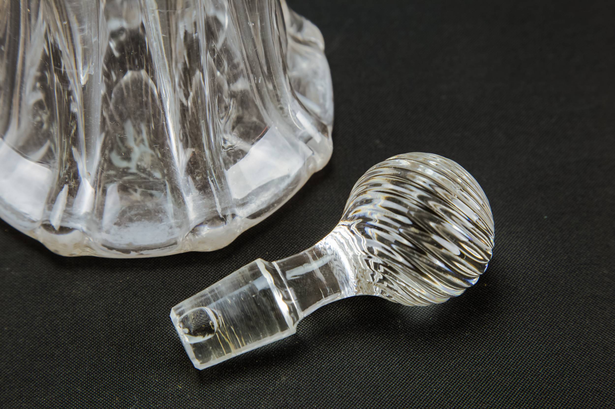 High Victorian Blown — Blown glass decanter 1