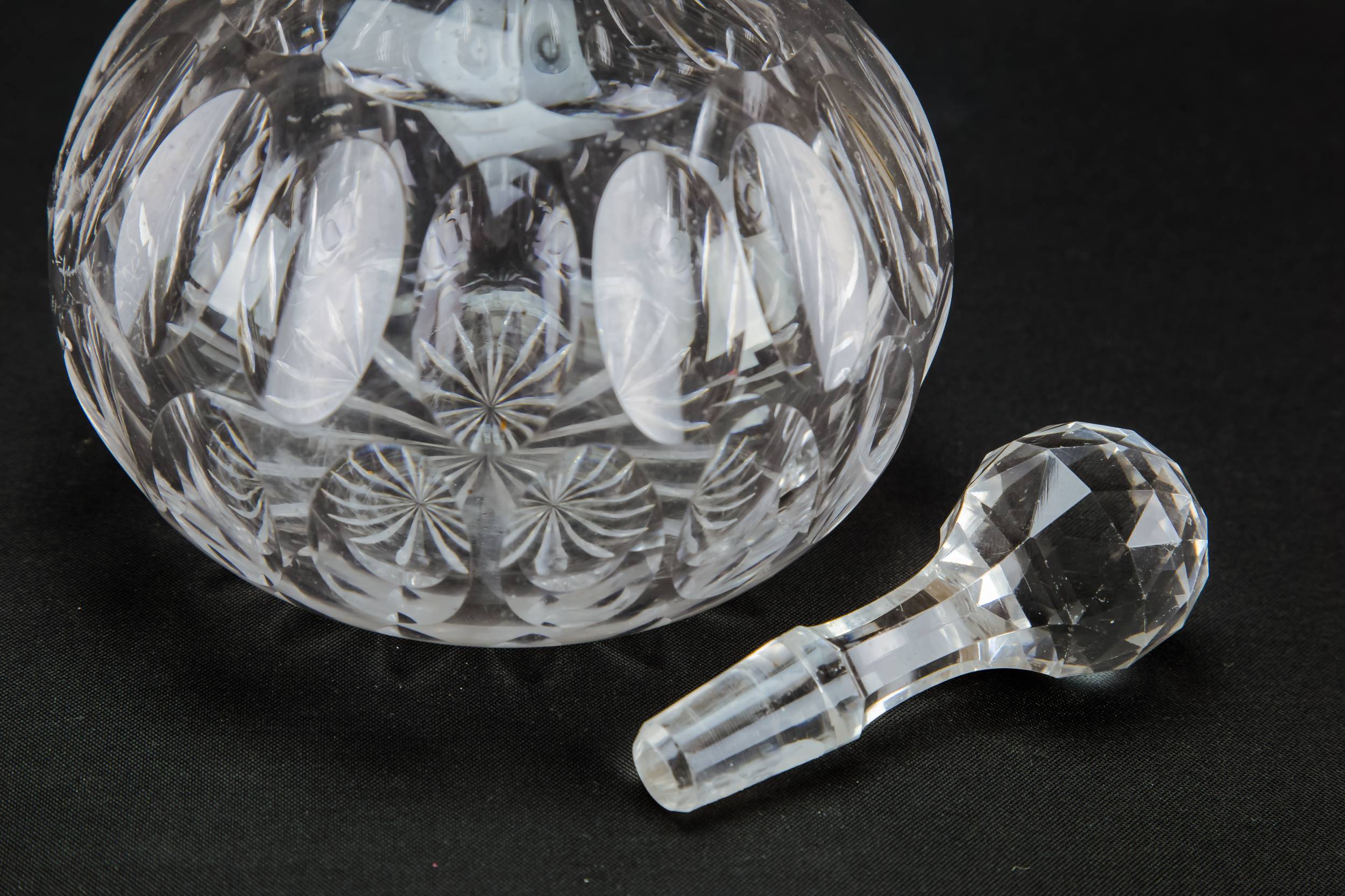 Spectacular Cut Glass — Cut glass sherry decanter 1