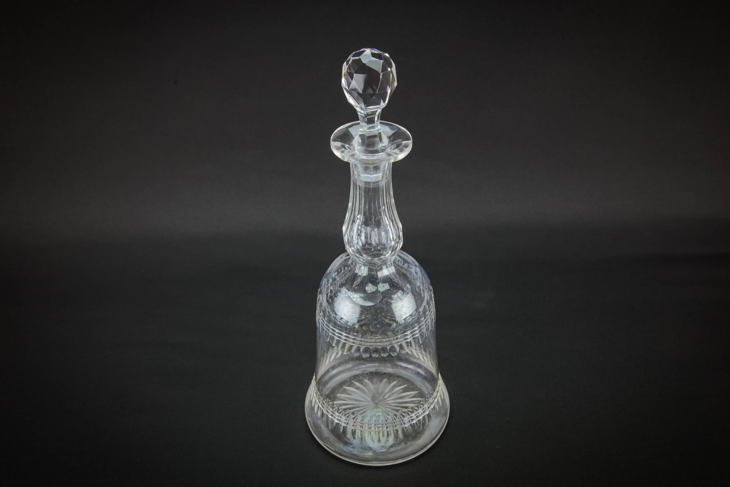 Antique Edwardian DECANTER — Cut glass decanter 4