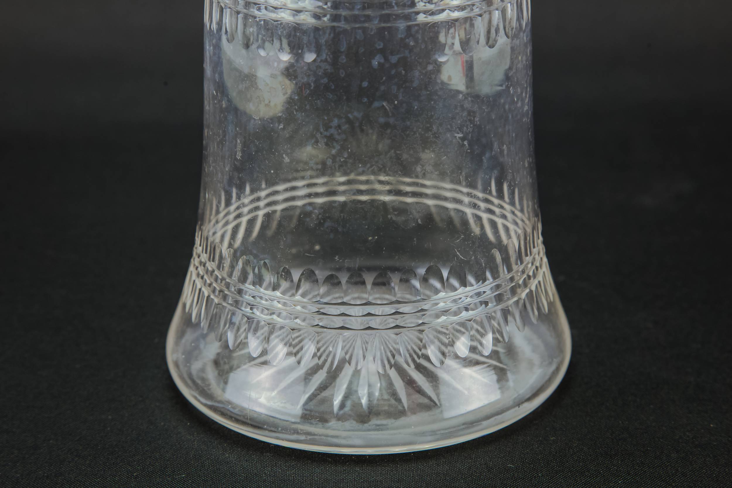 Antique Edwardian DECANTER — Cut glass decanter 3