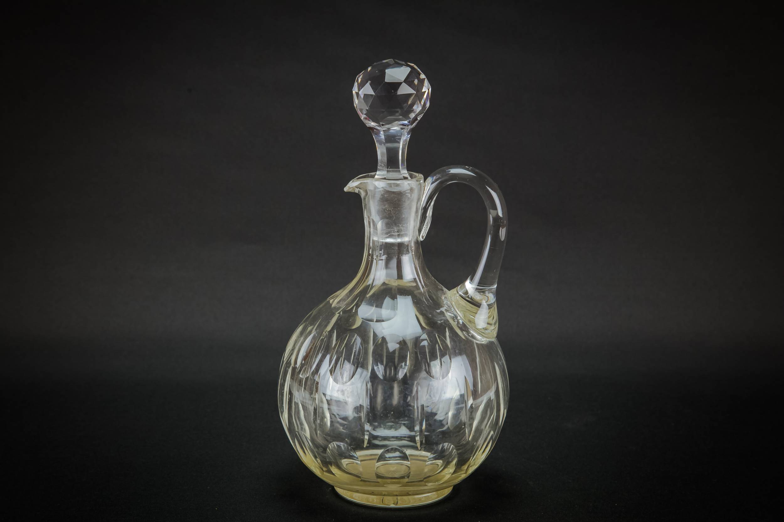 Cut Glass Victorian — Cut glass wine carafe