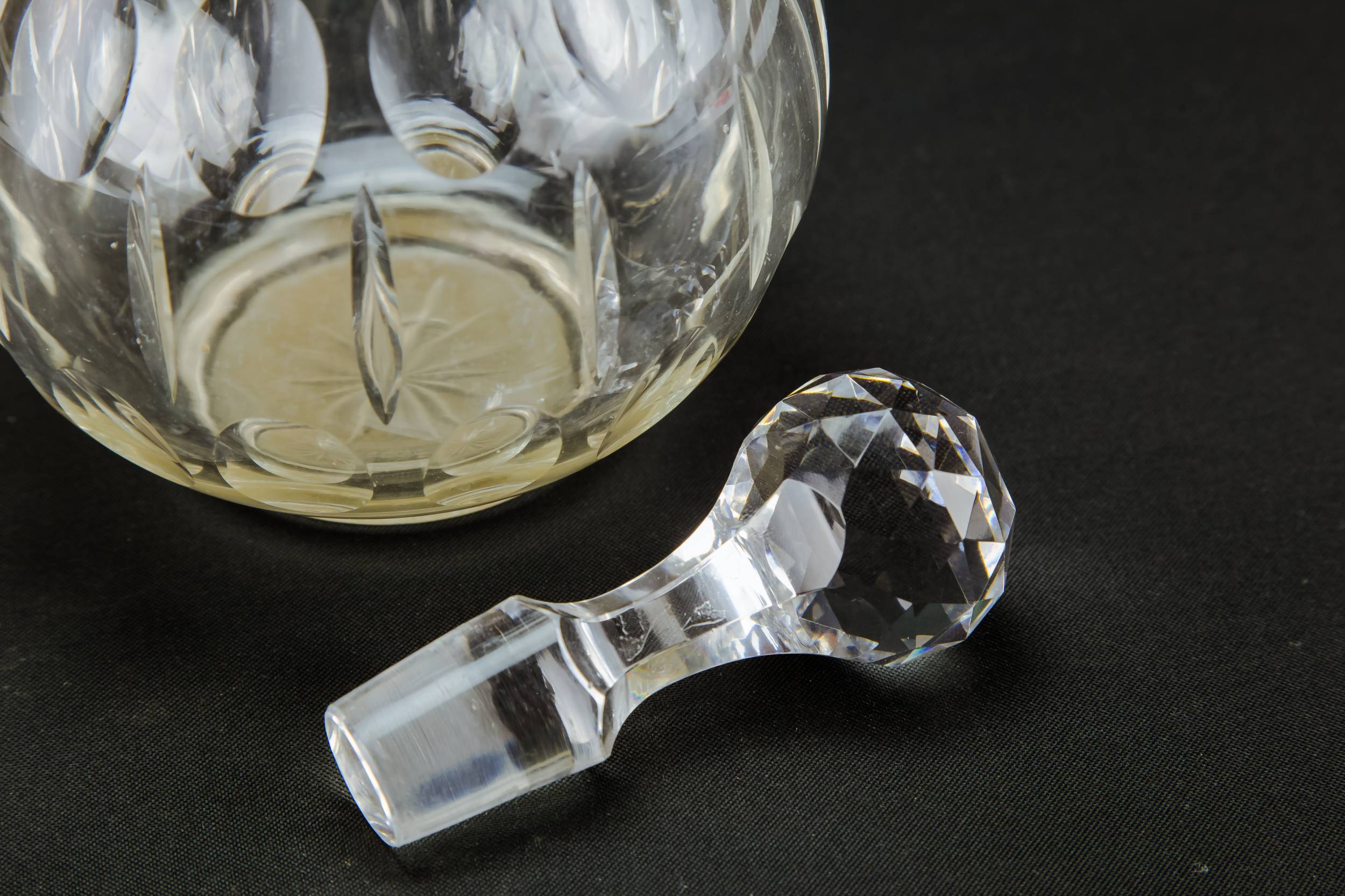 Cut Glass Victorian — Cut glass wine carafe 1