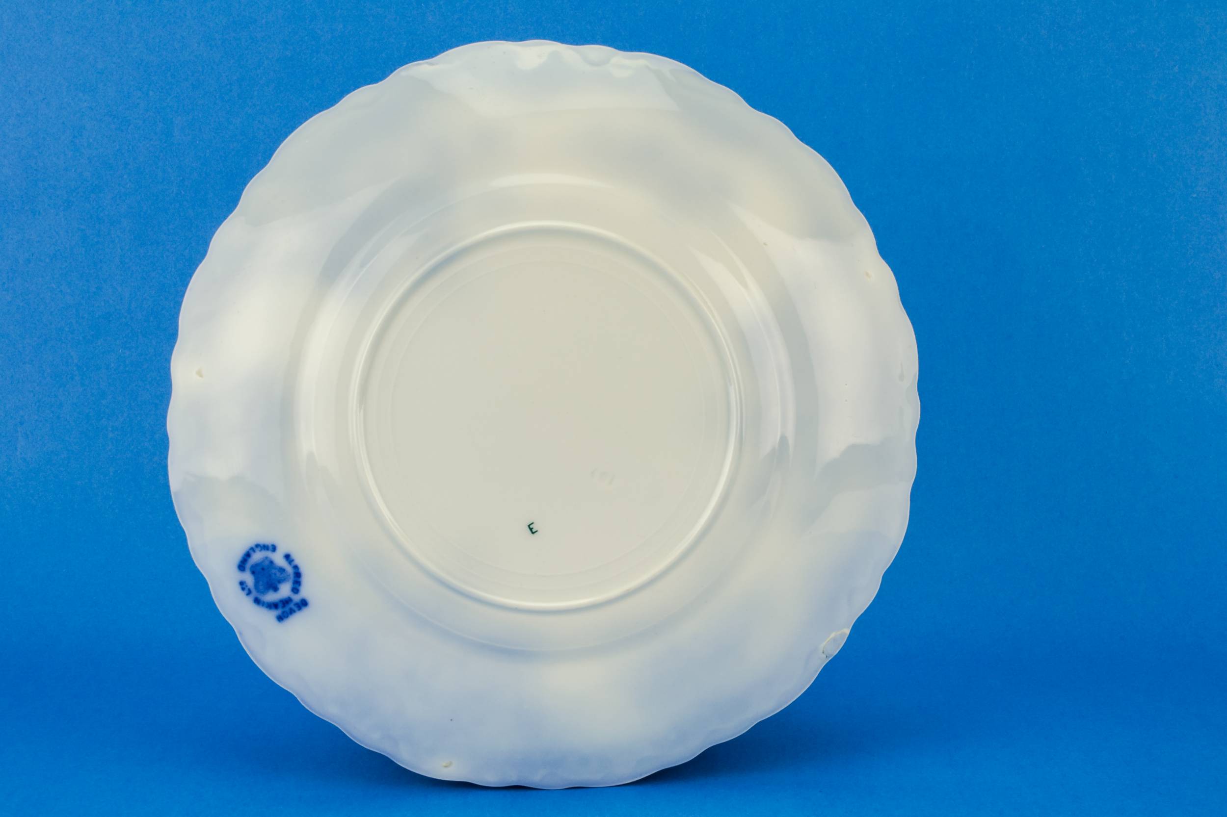 Antique Blue And — Elegant flow blue plate 2