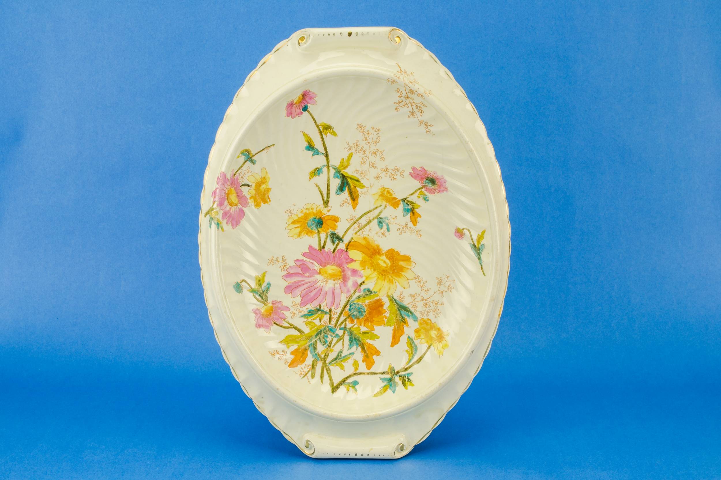 Ceramic Aesthetic Movement — Cheese serving platter