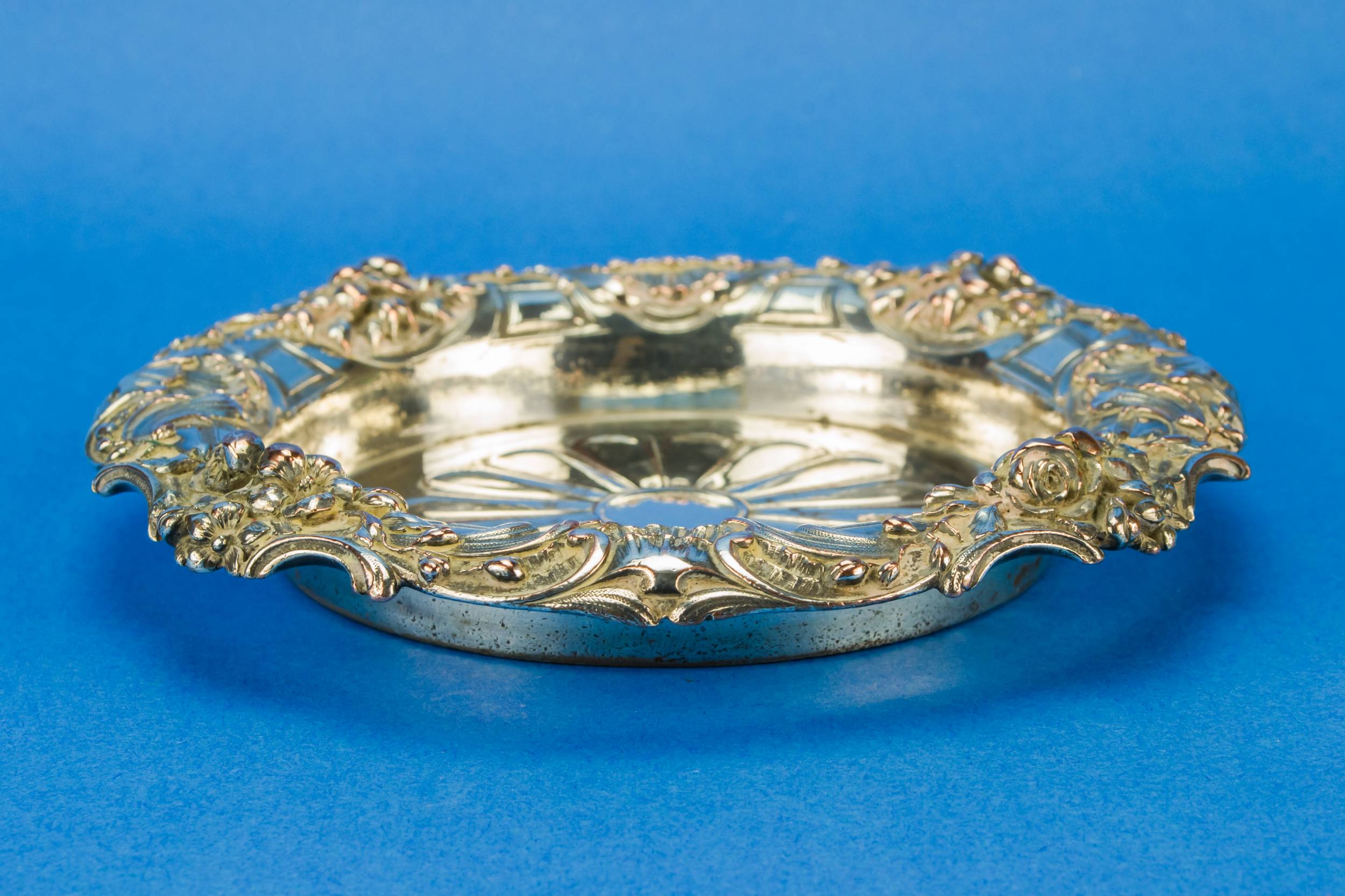 CHRISTOFLE Silver Plated — Christofle bottle coaster 6