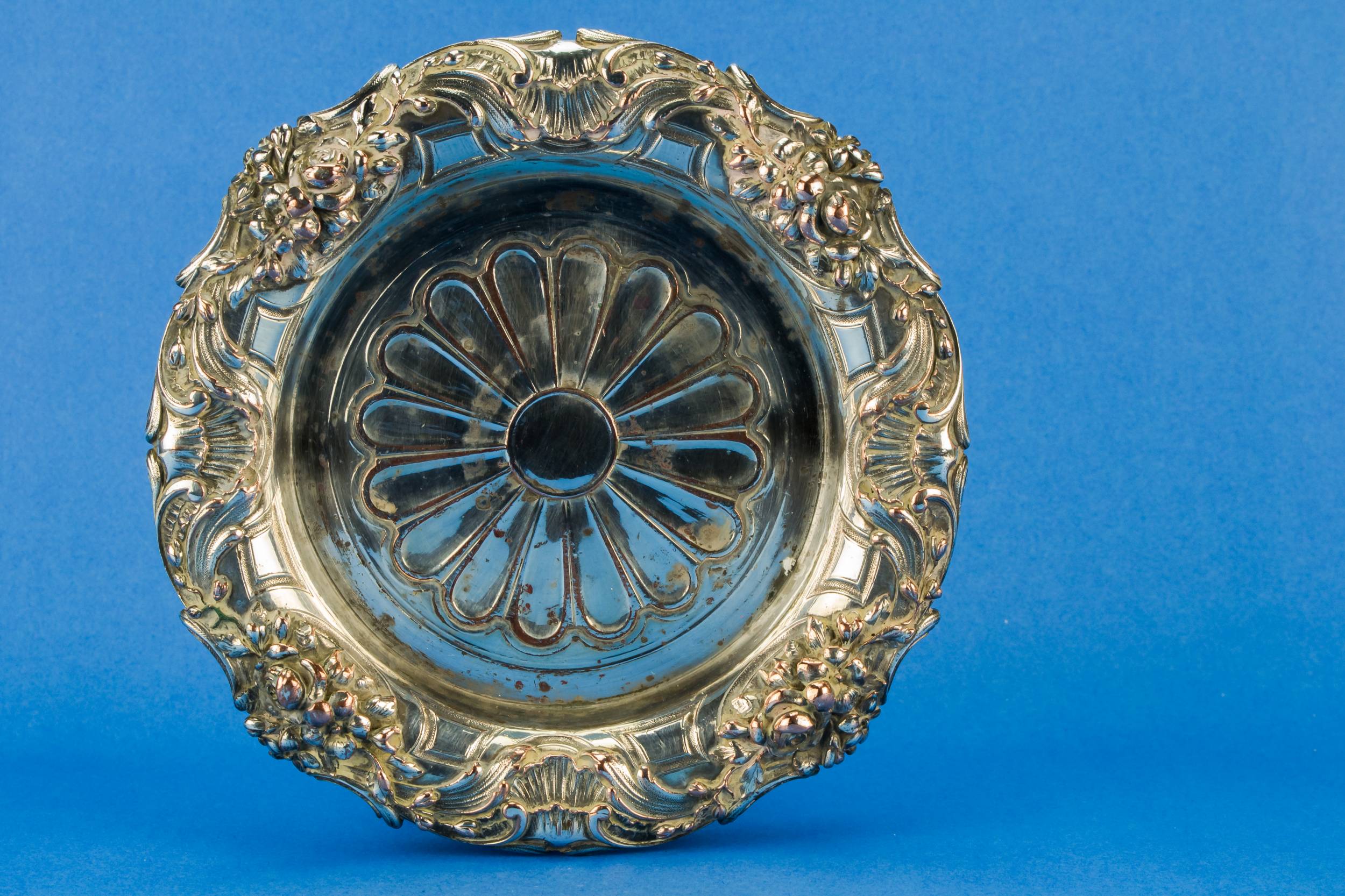 CHRISTOFLE Silver Plated — Christofle bottle coaster 2
