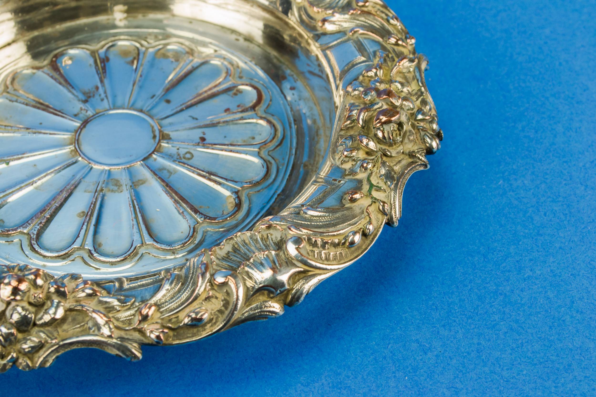 CHRISTOFLE Silver Plated — Christofle bottle coaster 5