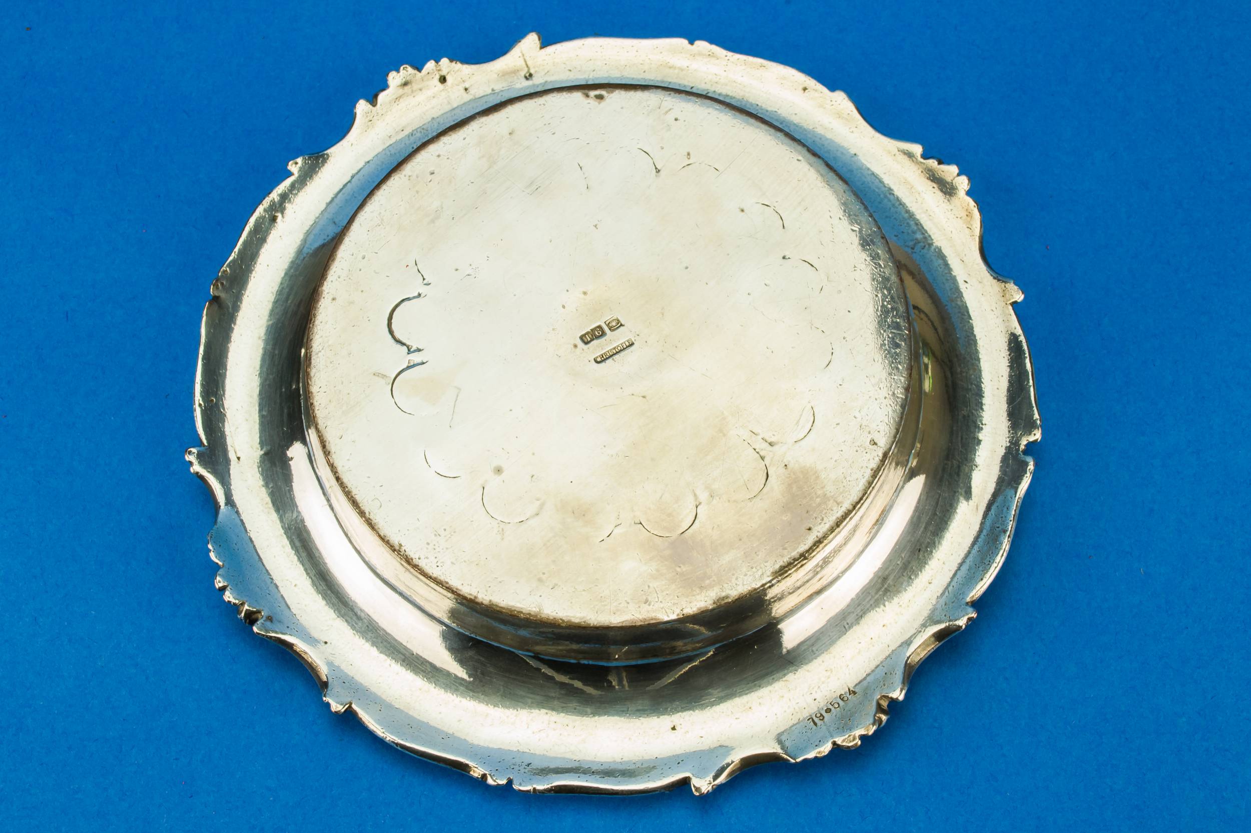 CHRISTOFLE Silver Plated — Christofle bottle coaster 3