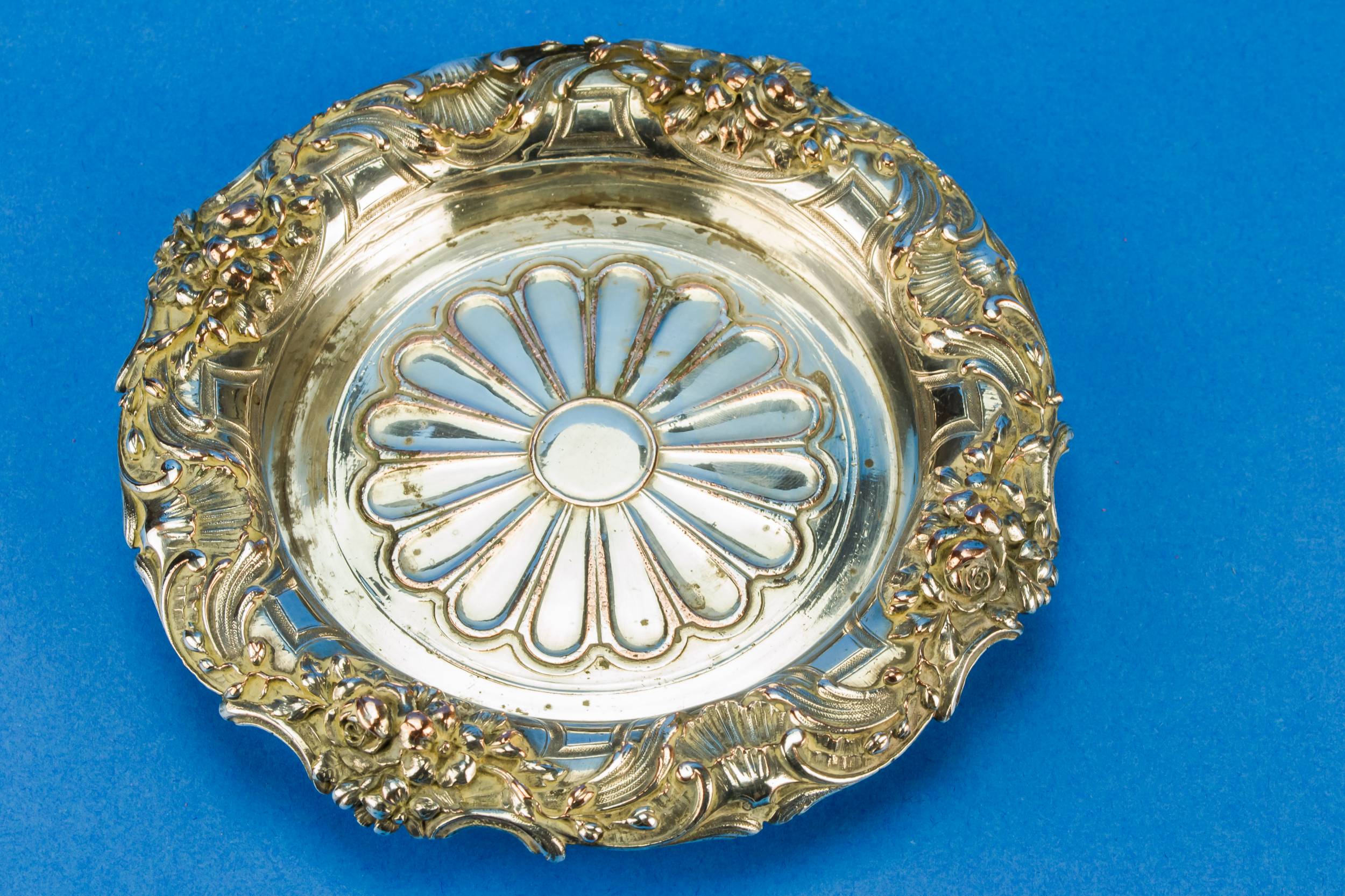 CHRISTOFLE Beautiful Silver — Silver plated coaster 4