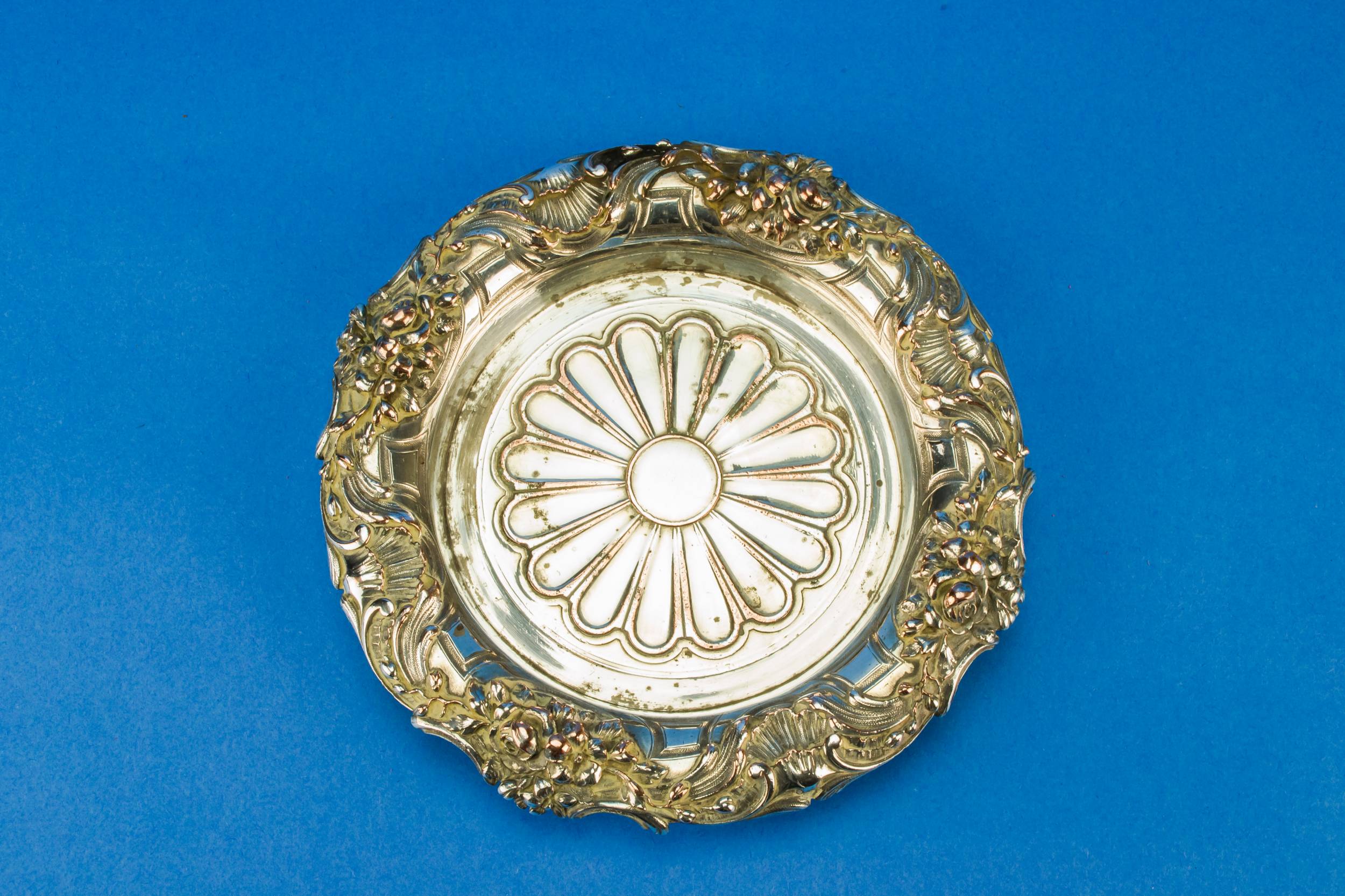 CHRISTOFLE Beautiful Silver — Silver plated coaster