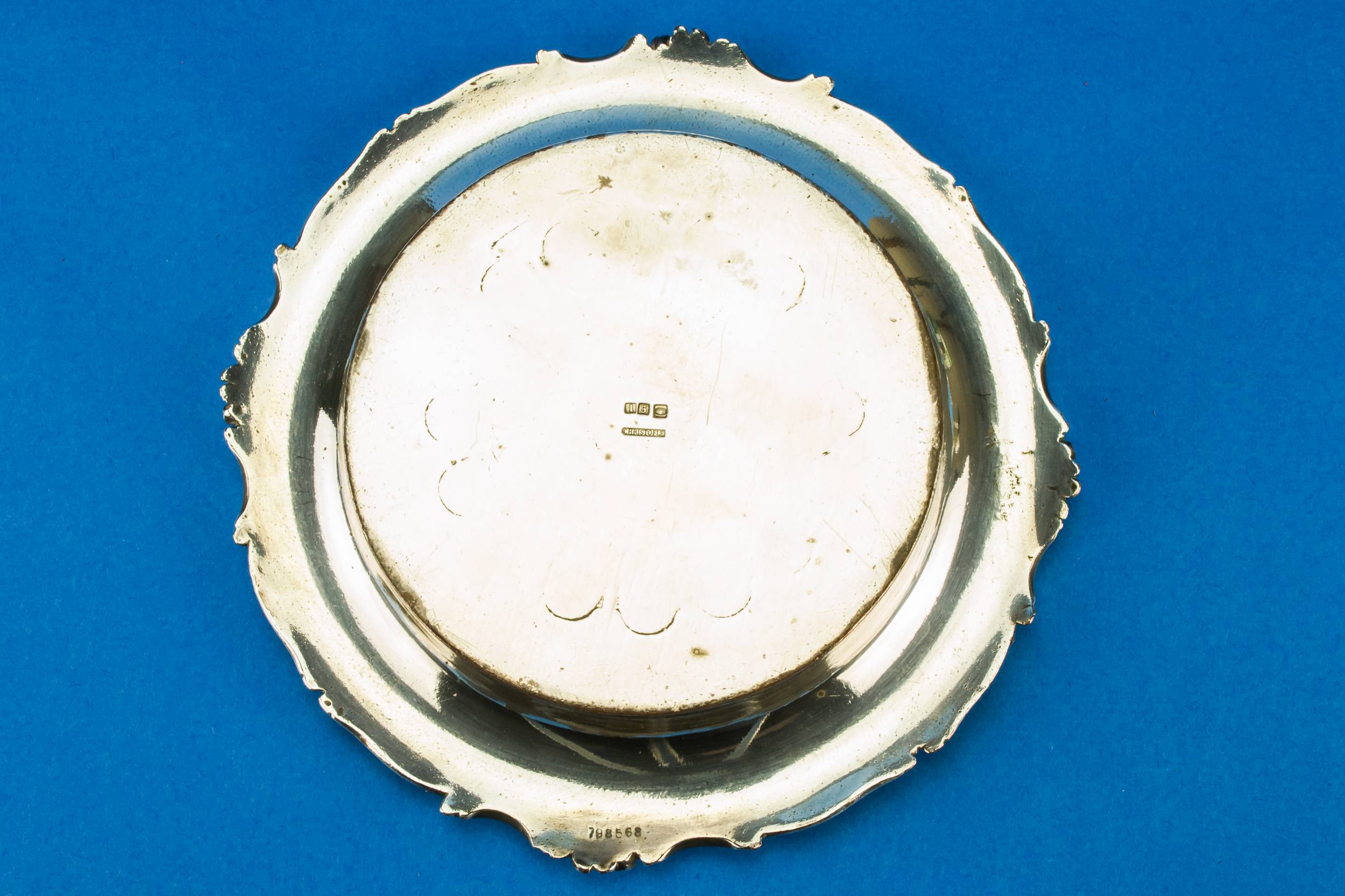 CHRISTOFLE Beautiful Silver — Silver plated coaster 6