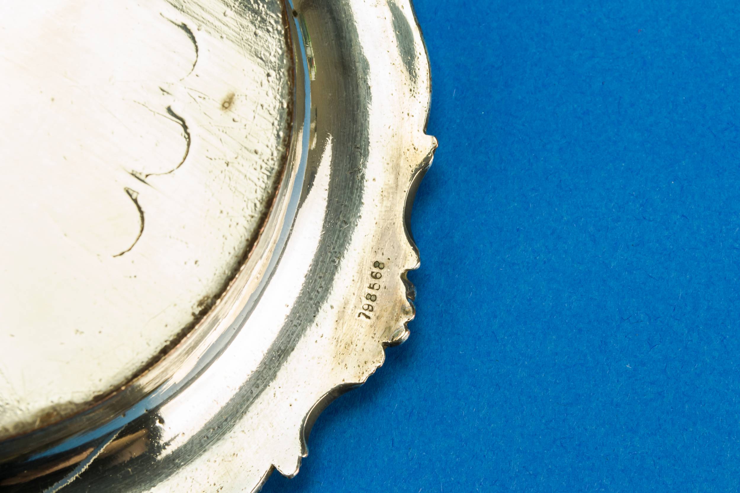 CHRISTOFLE Beautiful Silver — Silver plated coaster 8