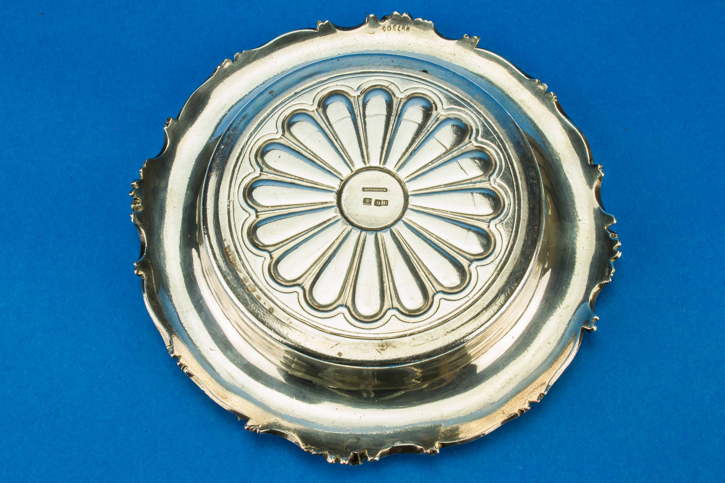CHRISTOFLE Silver Plated — Christofle wine coaster 5