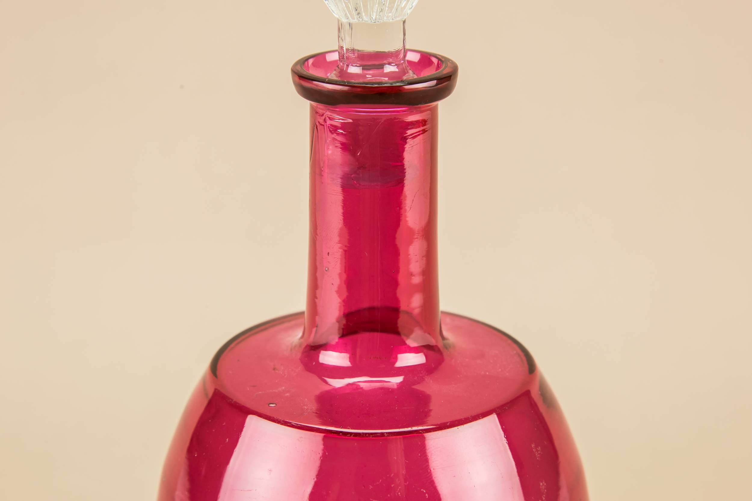 Globular Blown Glass — Blown glass globular decanter 1