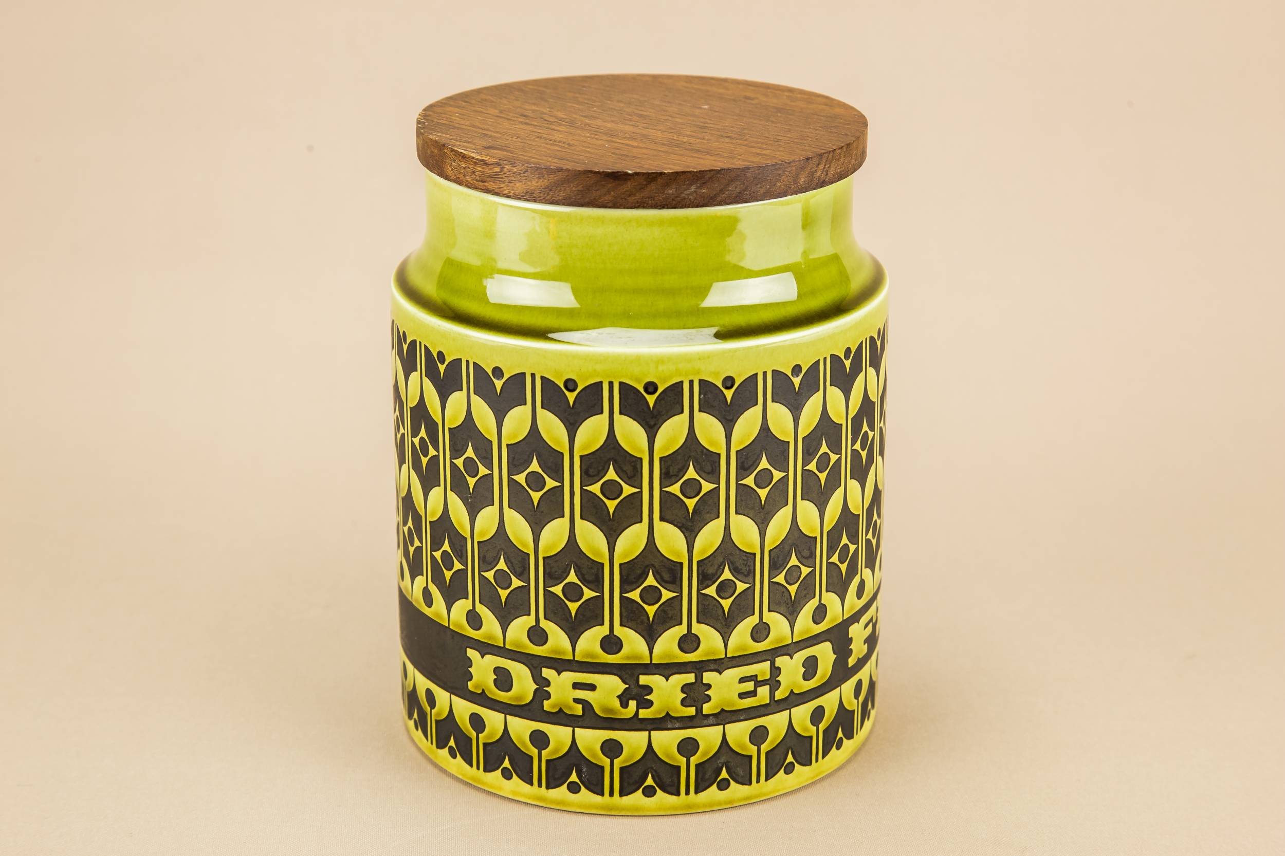 Modernist Dried Fruit — Hornsea pottery jar 1