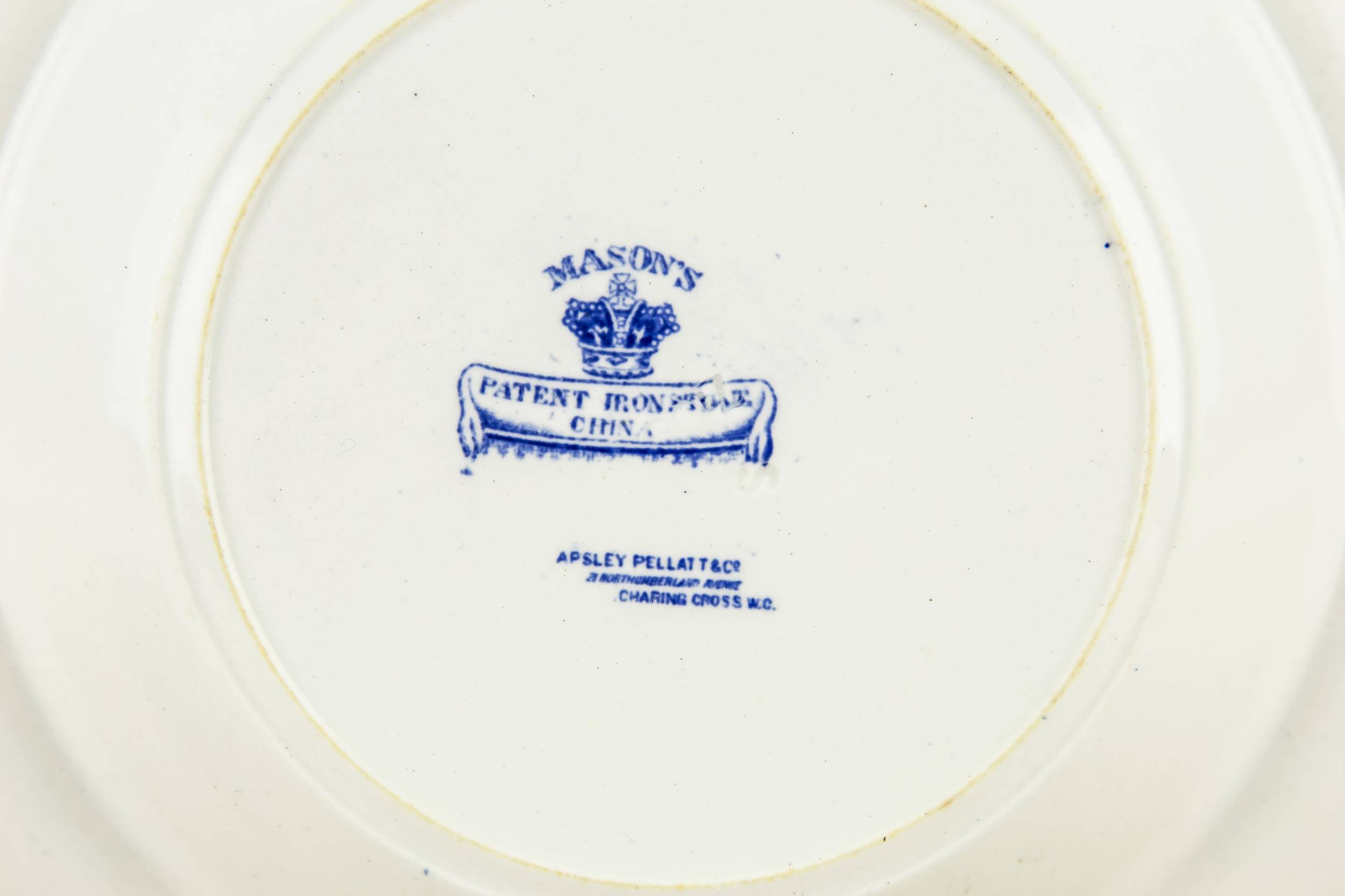Blue And White — Masons ironstone plate 3