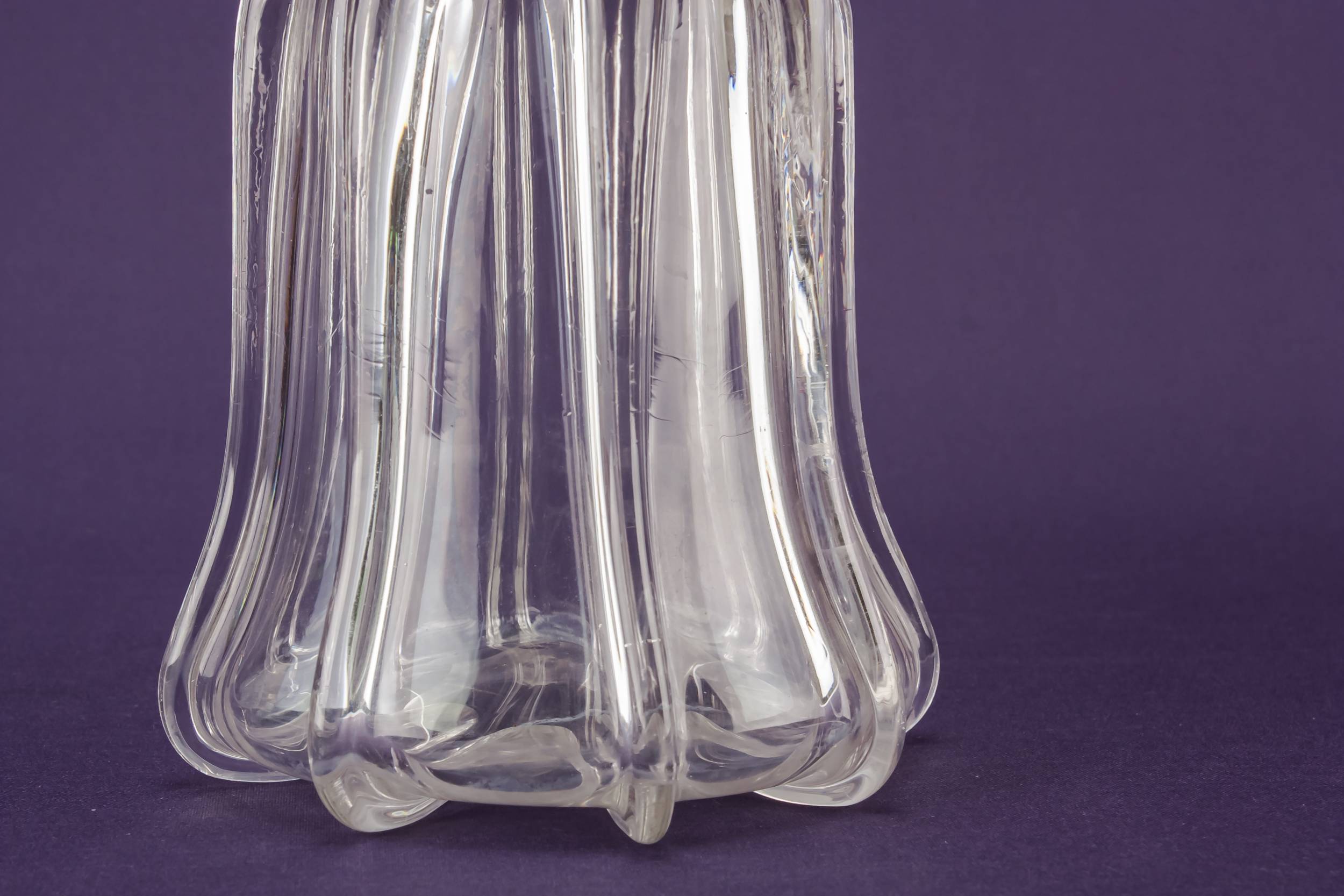 High Victorian Blown — Blown glass decanter 2