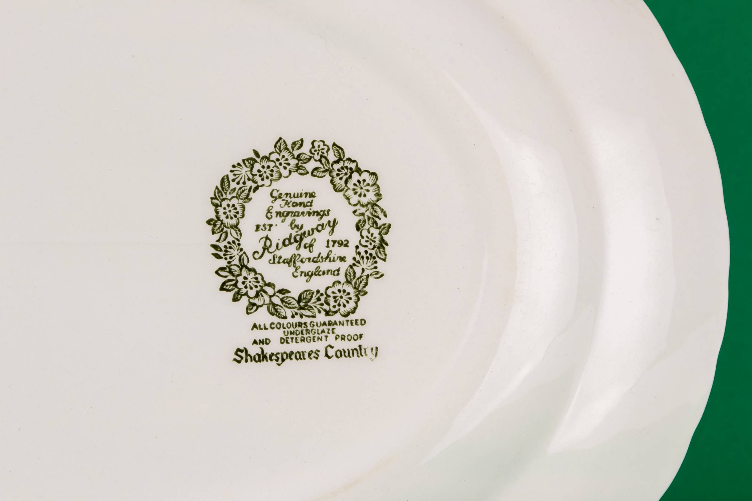 Elegant Porcelain Shakespears — Ridgway porcelain platter 3