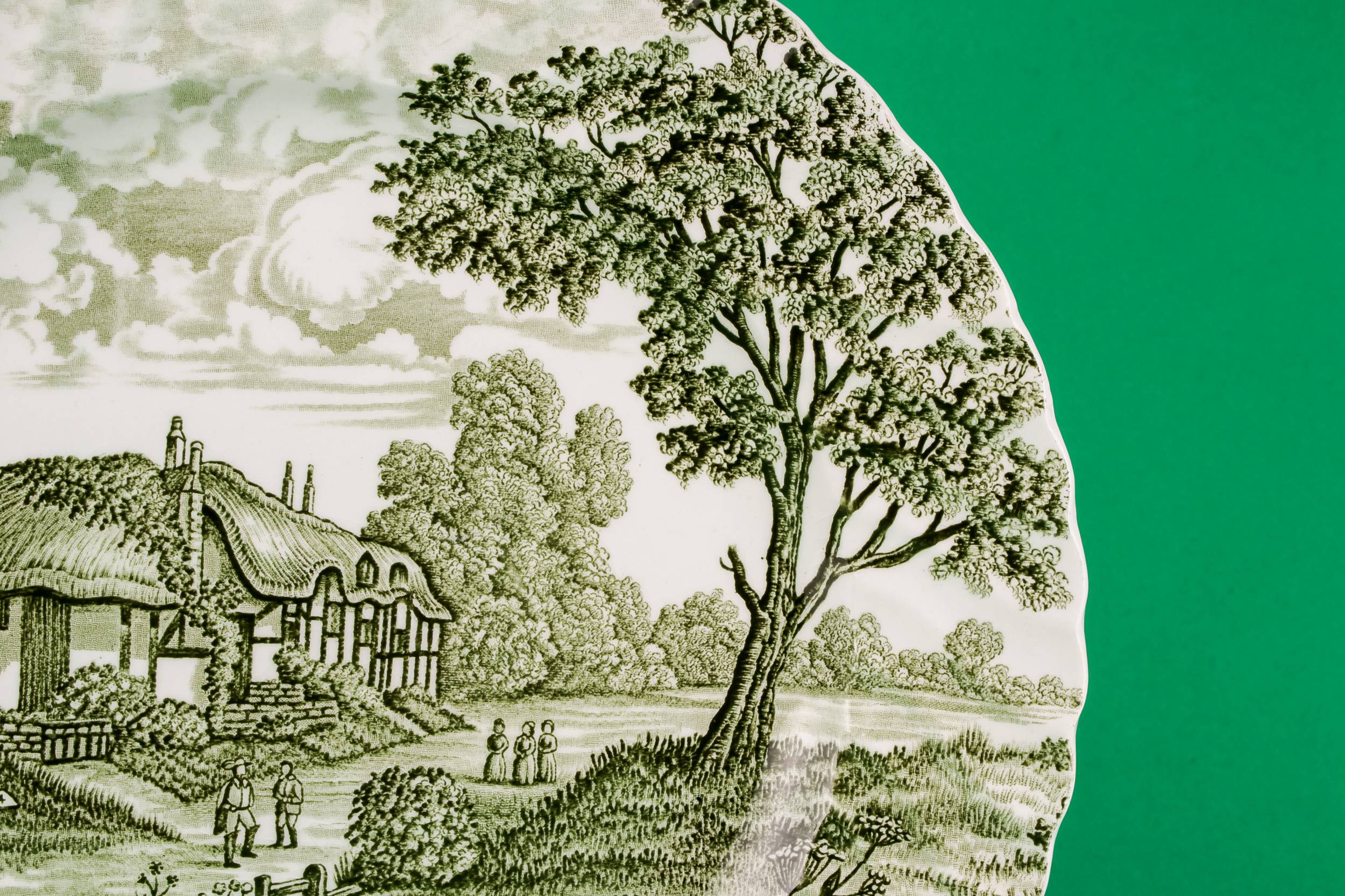 Retro Beautiful Ridgway — Large serving dish 1